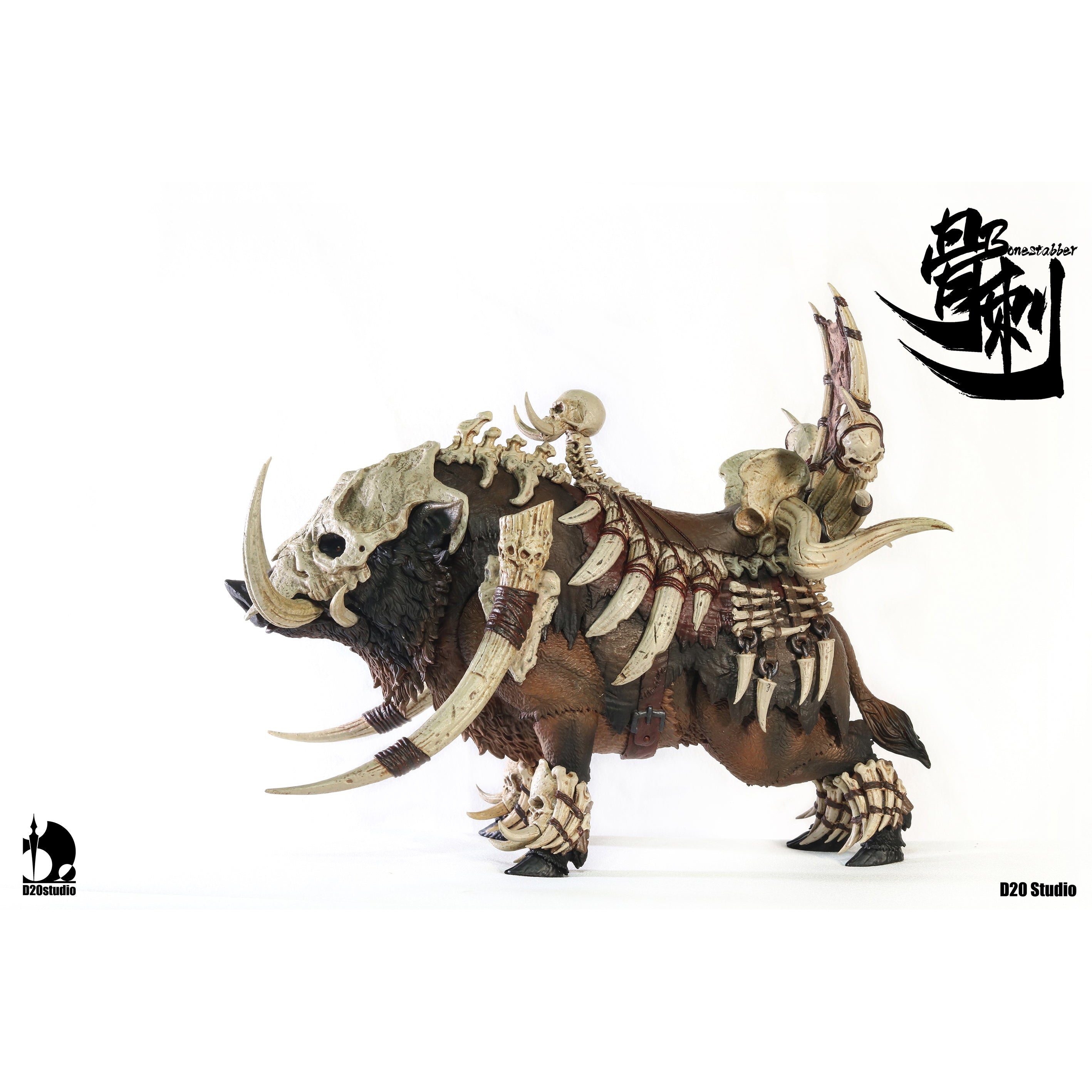 Giant Wild Boar Bonestabber (Braun)-Actionfiguren-D20 Studio-Mighty Underground