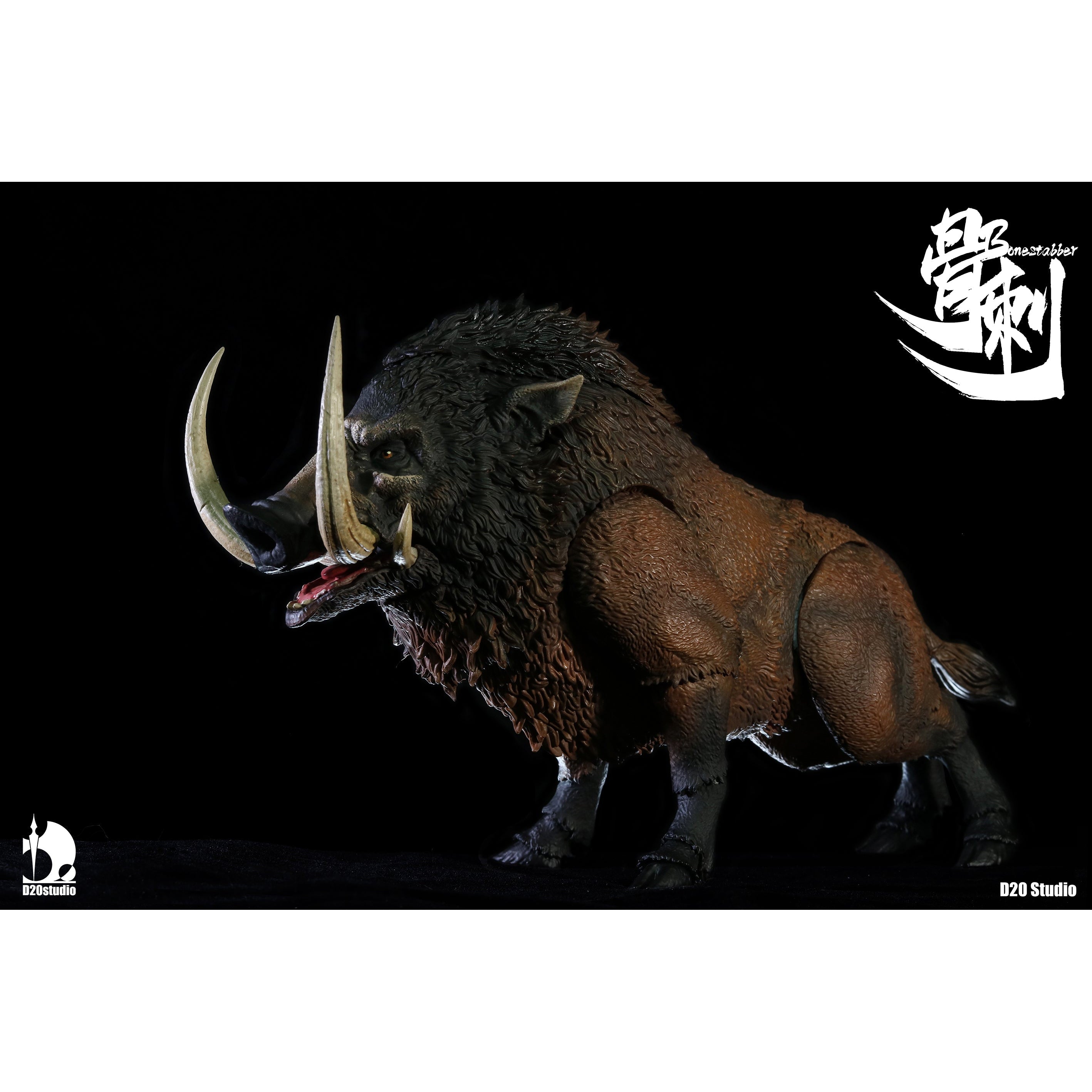 Giant Wild Boar Bonestabber (Braun)-Actionfiguren-D20 Studio-Mighty Underground