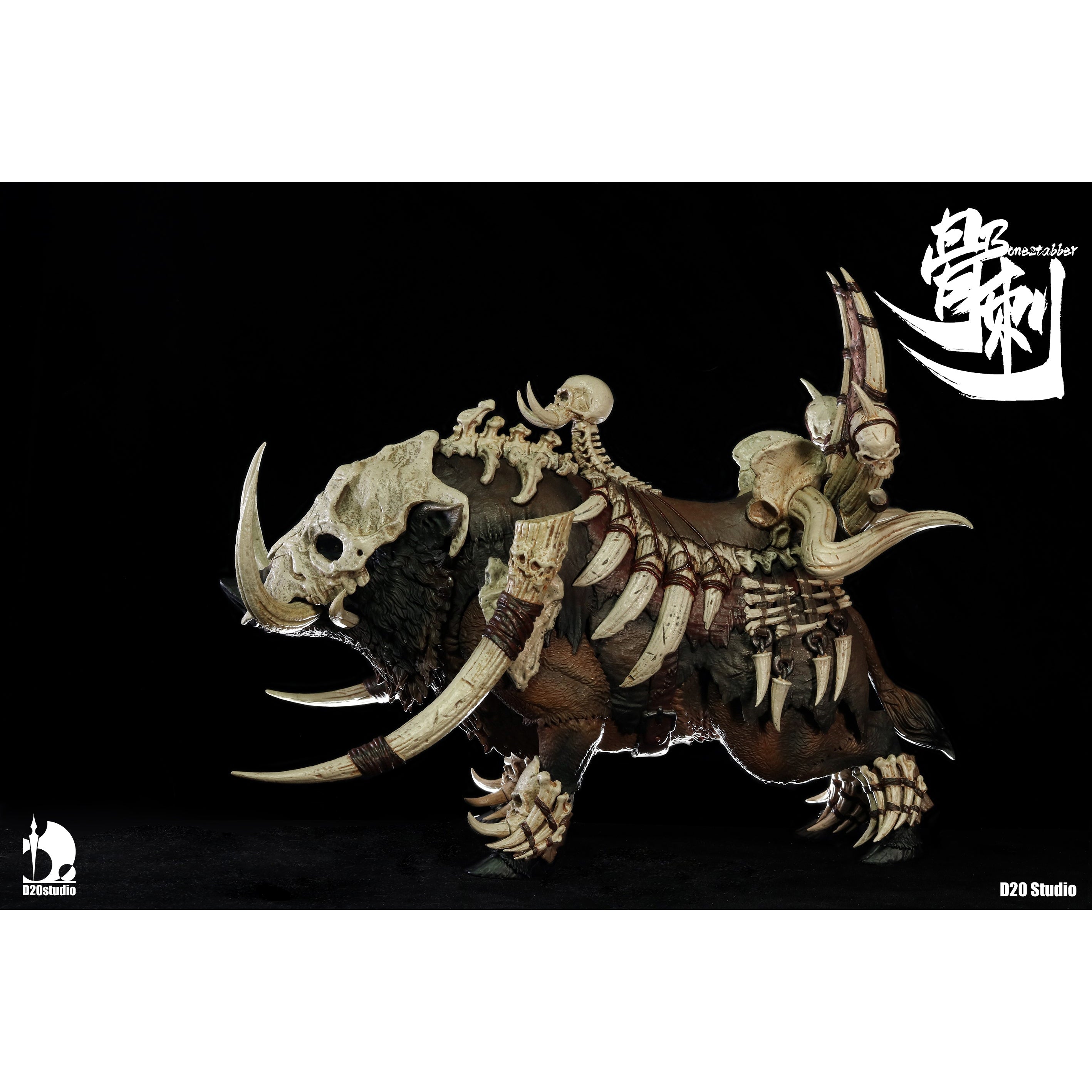 Giant Wild Boar Bonestabber (Braun)-Actionfiguren-D20 Studio-Mighty Underground