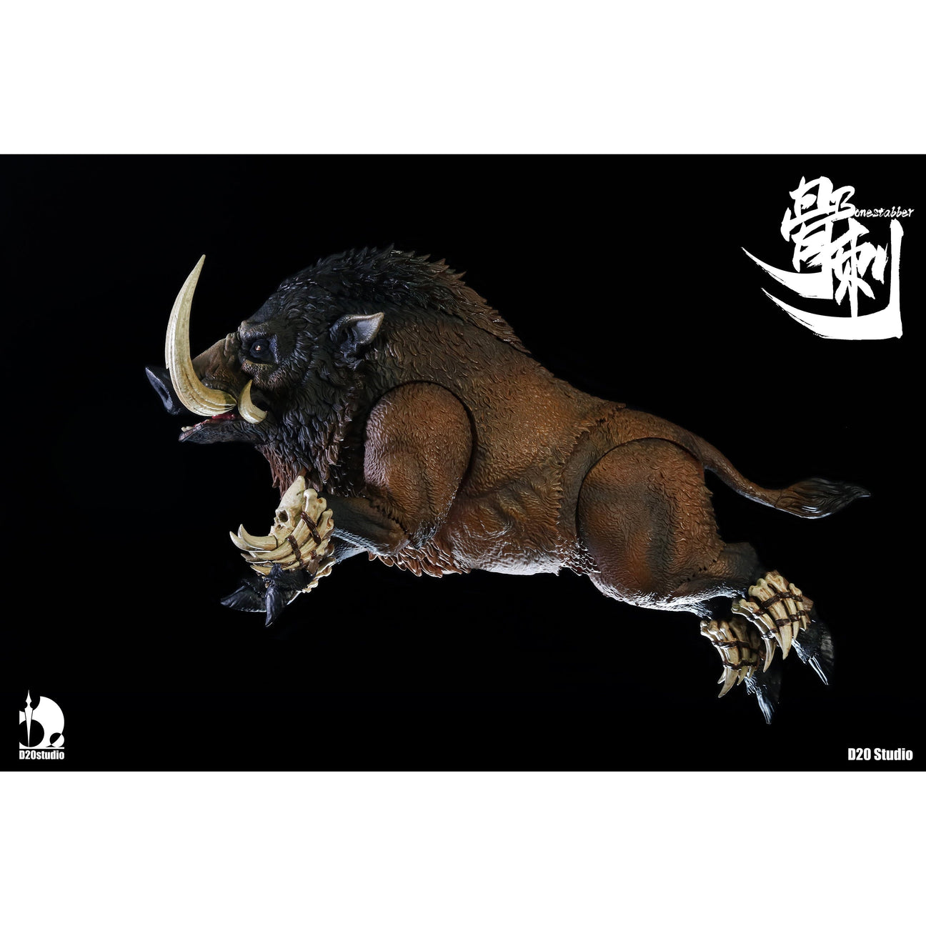 Giant Wild Boar Bonestabber (Braun)-Actionfiguren-D20 Studio-Mighty Underground