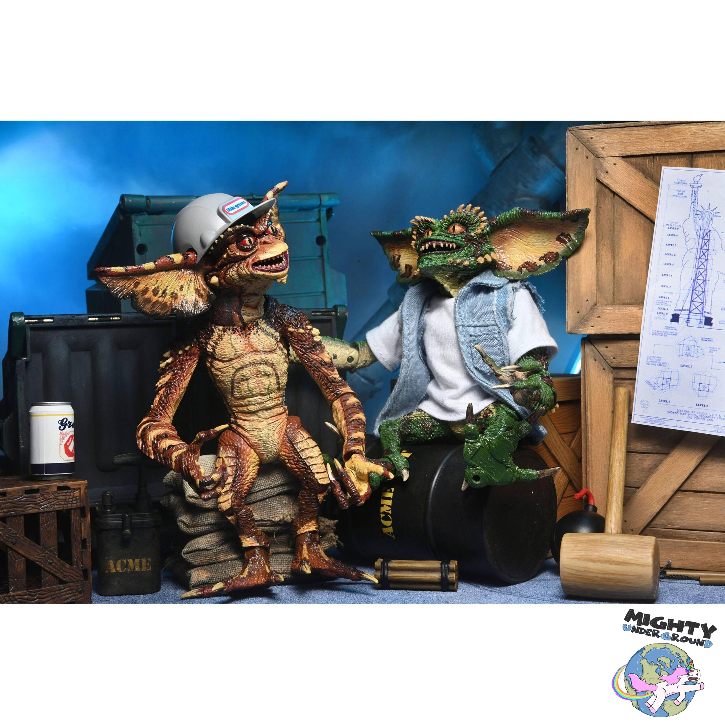Gremlins 2: Ultimate Demolition 2-Pack-Actionfiguren-NECA-Mighty Underground