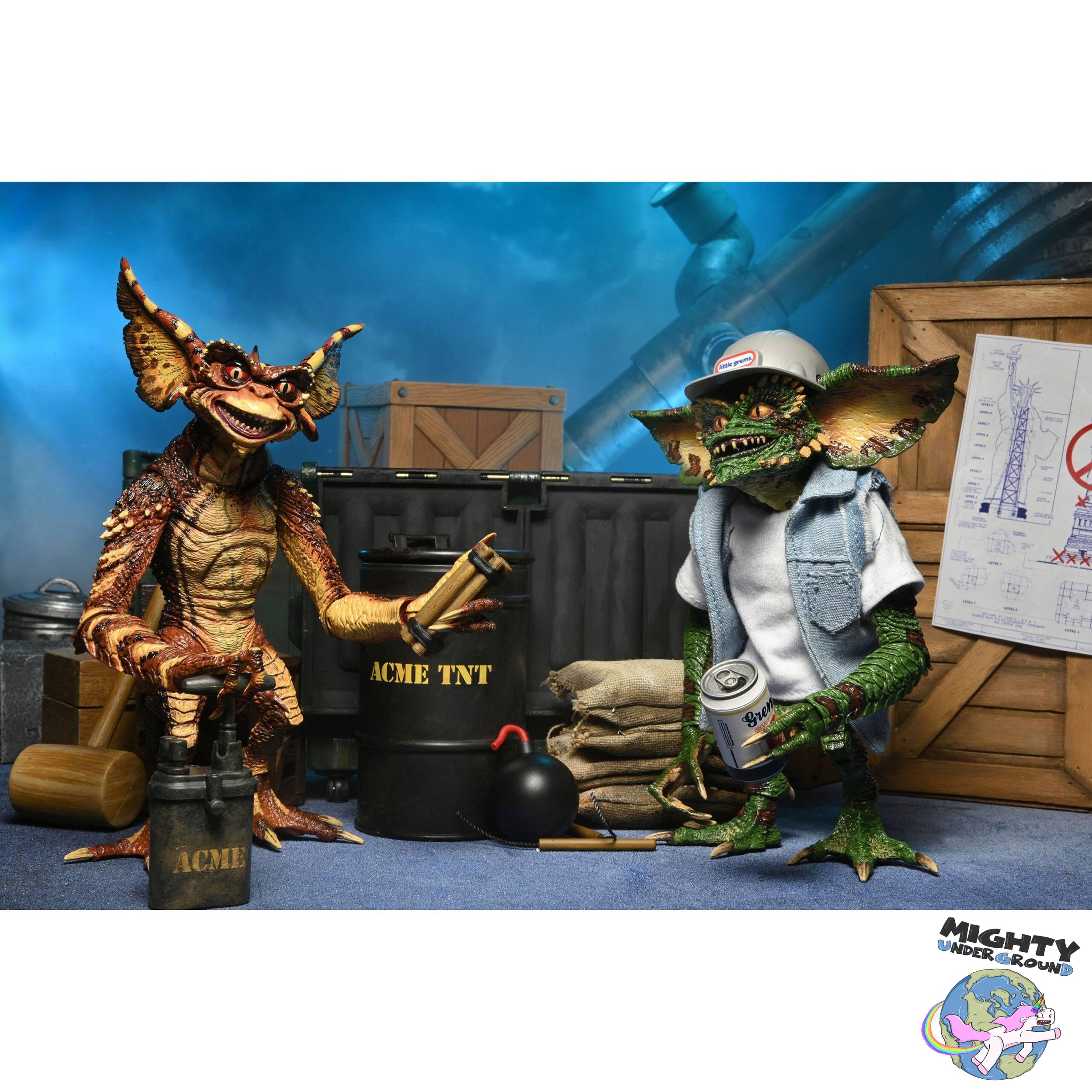 Gremlins 2: Ultimate Demolition 2-Pack-Actionfiguren-NECA-Mighty Underground