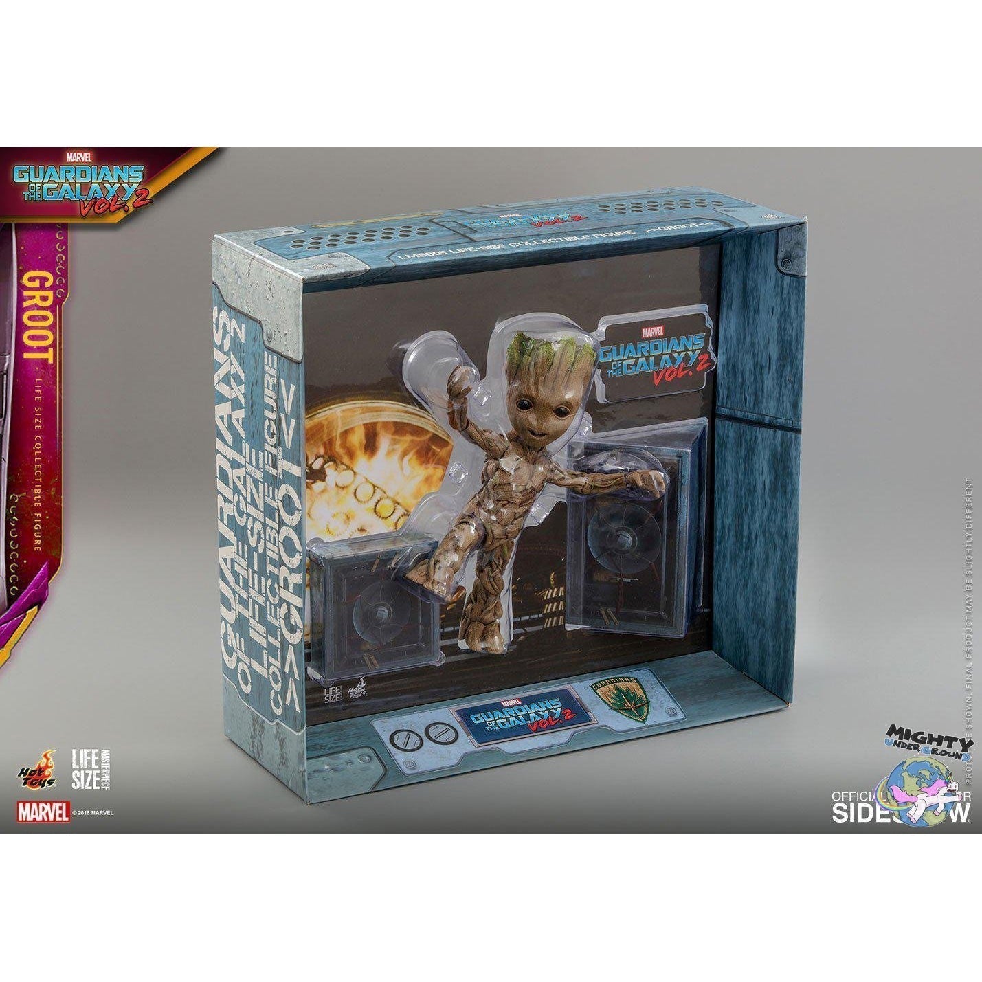 Guardians of the Galaxy Vol. 2: Groot - Life-Size-Actionfiguren-Hot Toys-mighty-underground