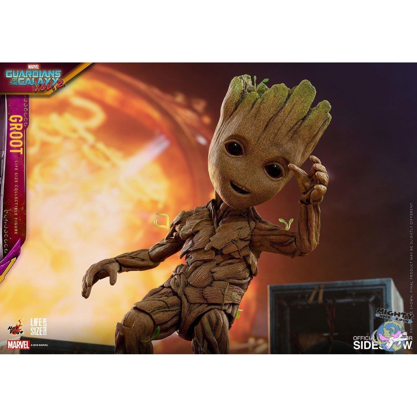 Guardians of the Galaxy Vol. 2: Groot - Life-Size-Actionfiguren-Hot Toys-mighty-underground