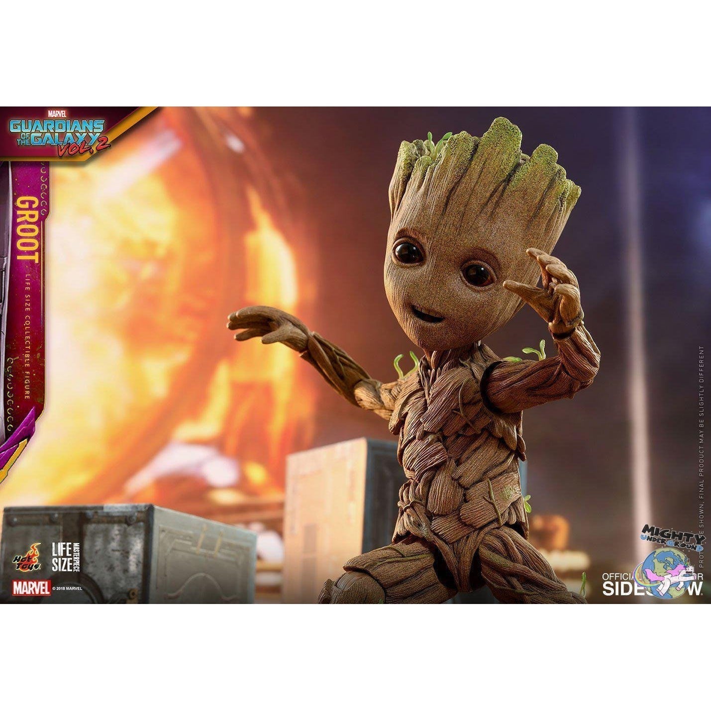 Guardians of the Galaxy Vol. 2: Groot - Life-Size-Actionfiguren-Hot Toys-mighty-underground
