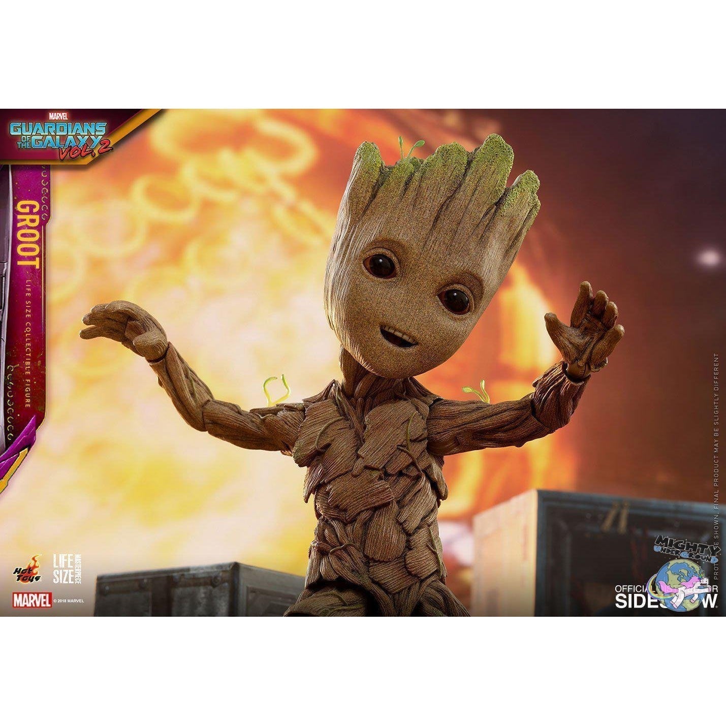 Guardians of the Galaxy Vol. 2: Groot - Life-Size-Actionfiguren-Hot Toys-mighty-underground