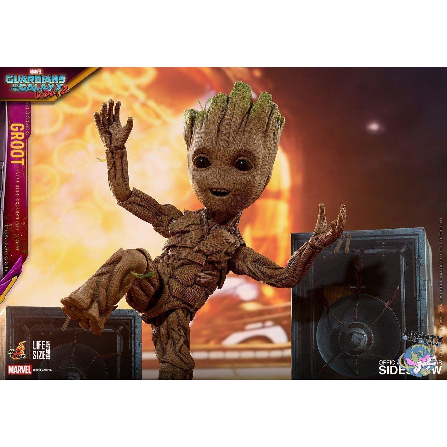 Guardians of the Galaxy Vol. 2: Groot - Life-Size-Actionfiguren-Hot Toys-mighty-underground