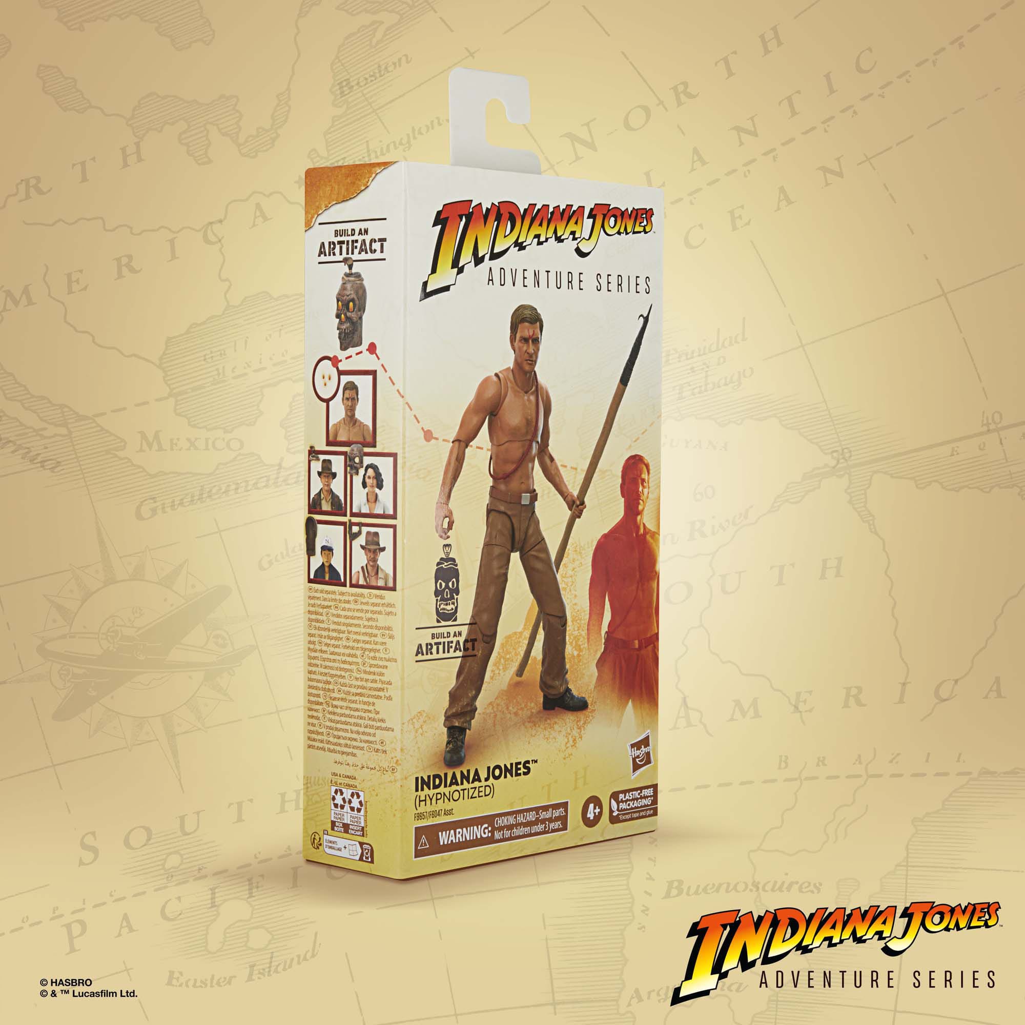 Indiana Jones Adventure Series: Indiana Jones (Hypnotized, Temple of Doom)-Actionfiguren-Hasbro-Mighty Underground