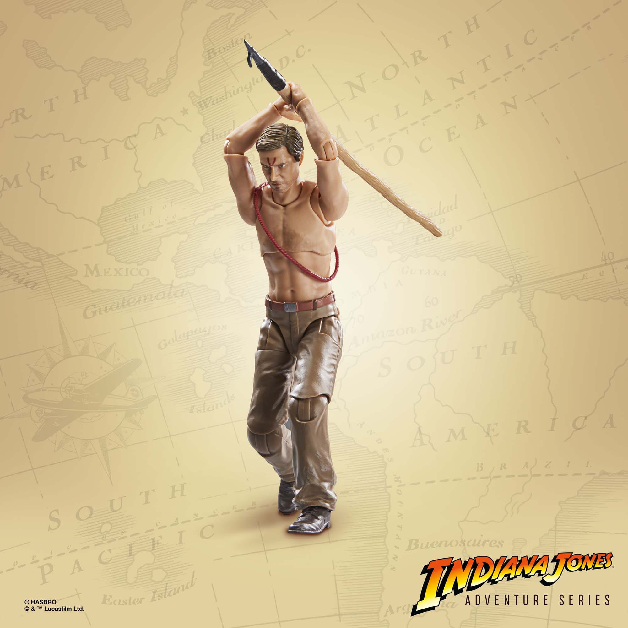 Indiana Jones Adventure Series: Indiana Jones (Hypnotized, Temple of Doom)-Actionfiguren-Hasbro-Mighty Underground