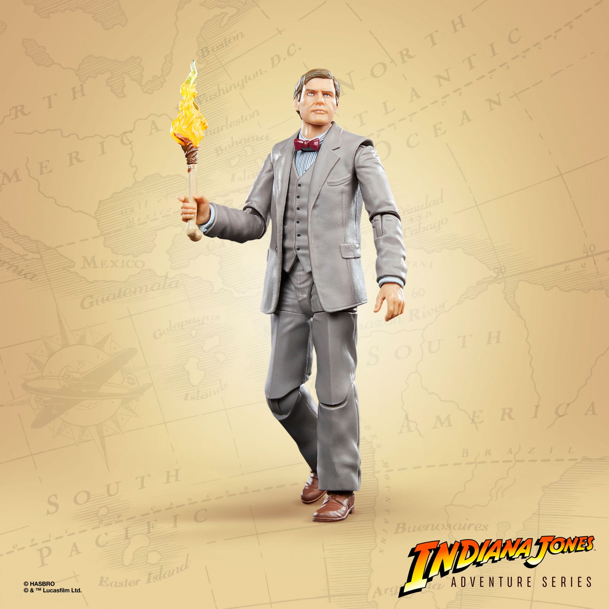 Indiana Jones Adventure Series: Indiana Jones (Professor, The Last Crusade)-Actionfiguren-Hasbro-Mighty Underground