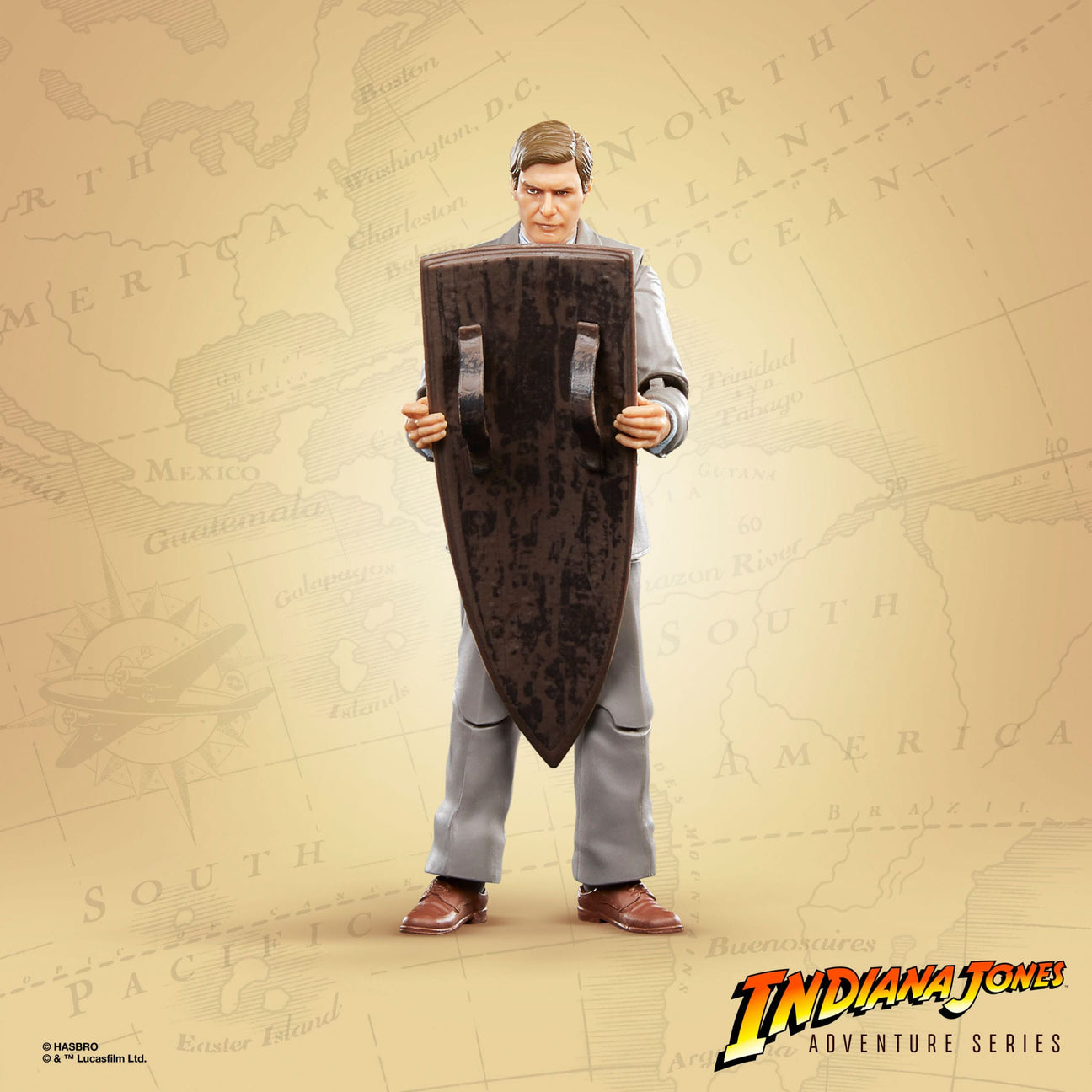Indiana Jones Adventure Series: Indiana Jones (Professor, The Last Crusade)-Actionfiguren-Hasbro-Mighty Underground