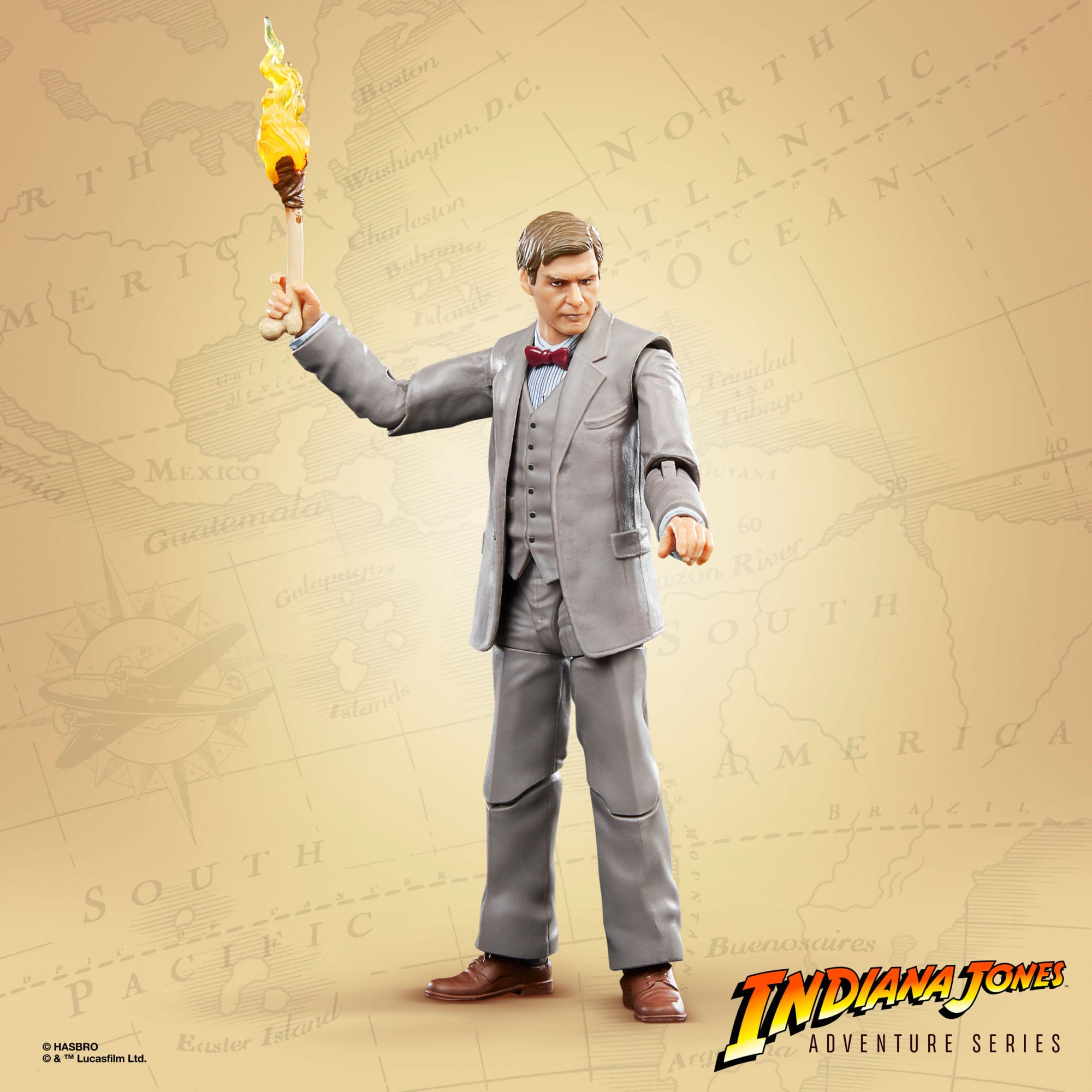 Indiana Jones Adventure Series: Indiana Jones (Professor, The Last Crusade)-Actionfiguren-Hasbro-Mighty Underground