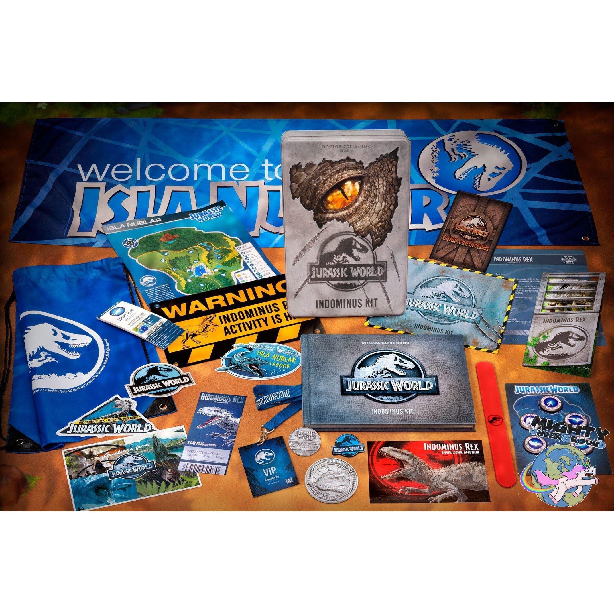Jurassic World: Indominus Kit-Replik-Dr. Collector-Mighty Underground