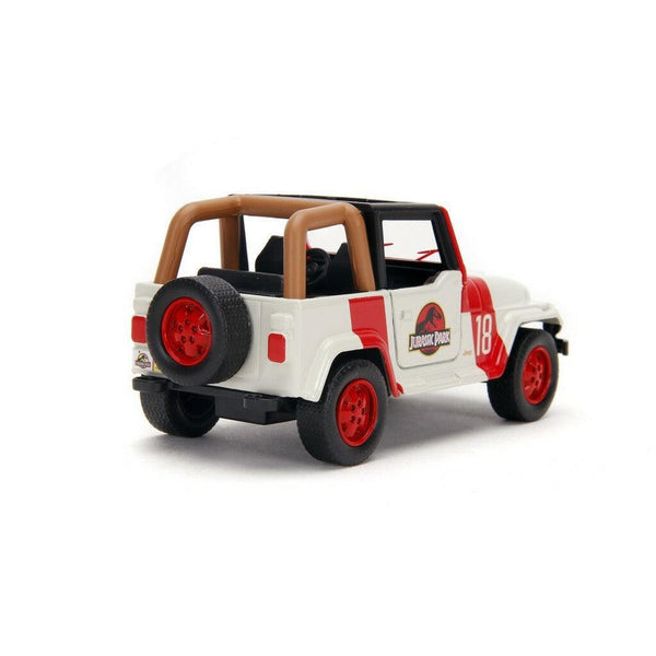 Jurassic World: Jeep Wrangler 1:32 - Modellauto-Modellautos-Jada Toys-Mighty Underground