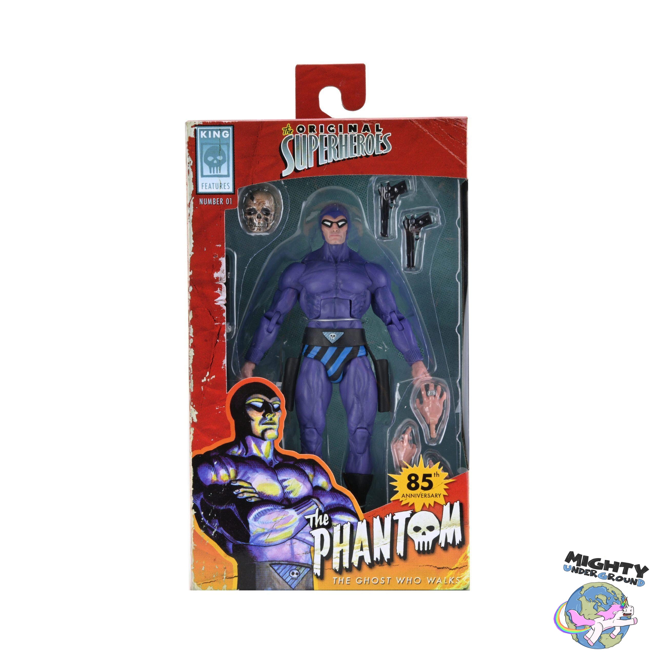 King Features: Original Superheroes - Flash Gordon, Phantom, Ming - Series 1 - 3-Pack-Actionfiguren-NECA-Mighty Underground