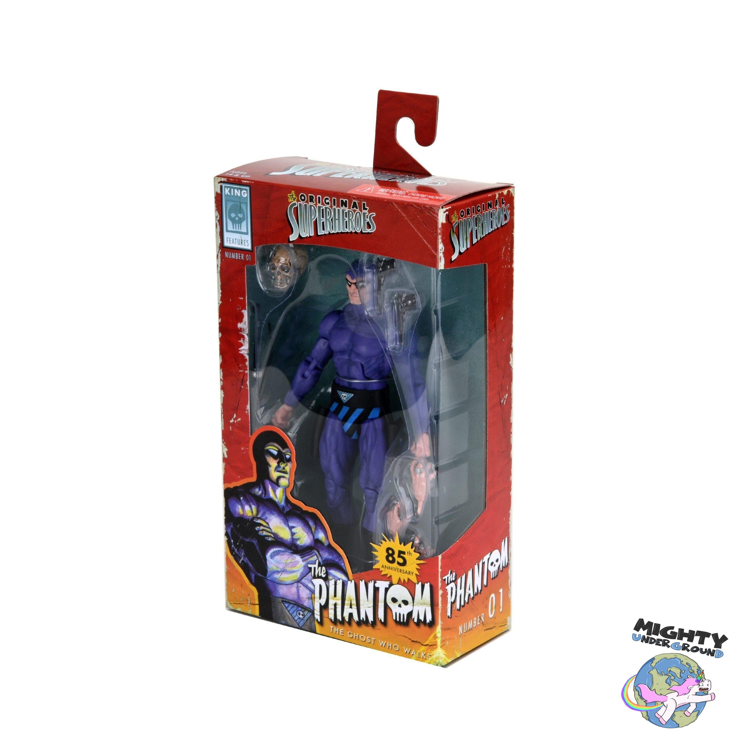 King Features: Original Superheroes - Flash Gordon, Phantom, Ming - Series 1 - 3-Pack-Actionfiguren-NECA-Mighty Underground