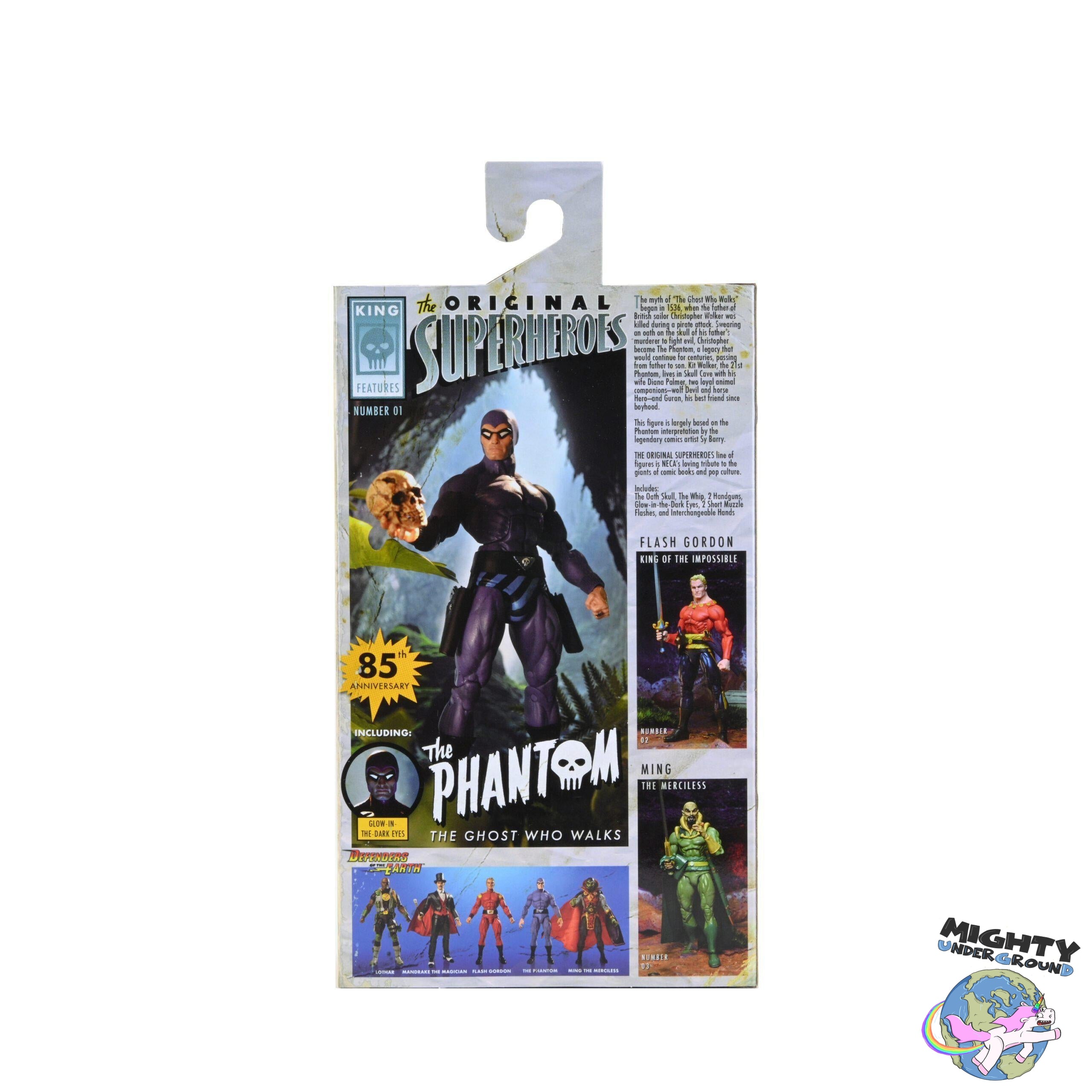 King Features: Original Superheroes - Flash Gordon, Phantom, Ming - Series 1 - 3-Pack-Actionfiguren-NECA-Mighty Underground