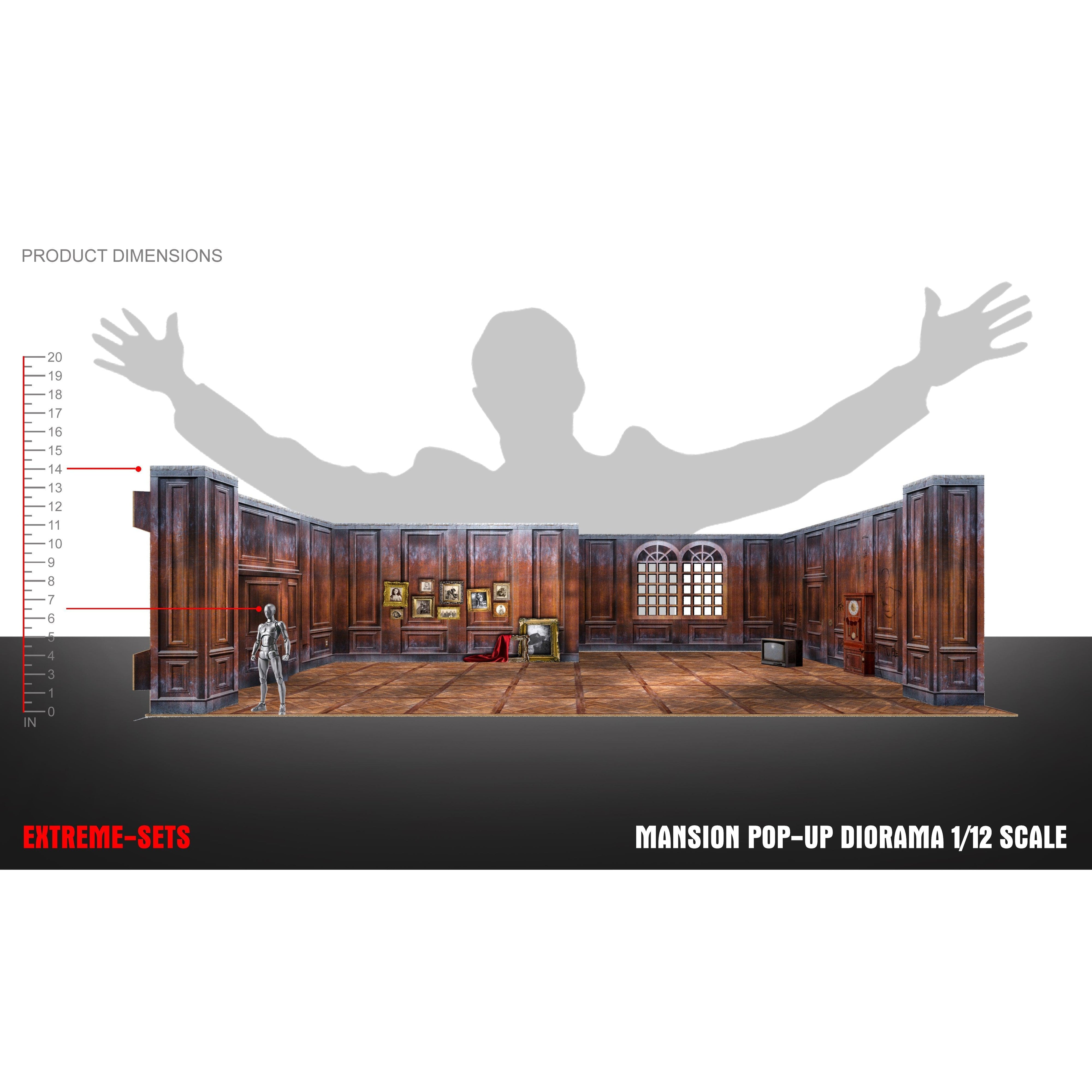 Mansion Pop-Up - Diorama - 1/12-Actionfiguren-Extreme Sets-Mighty Underground