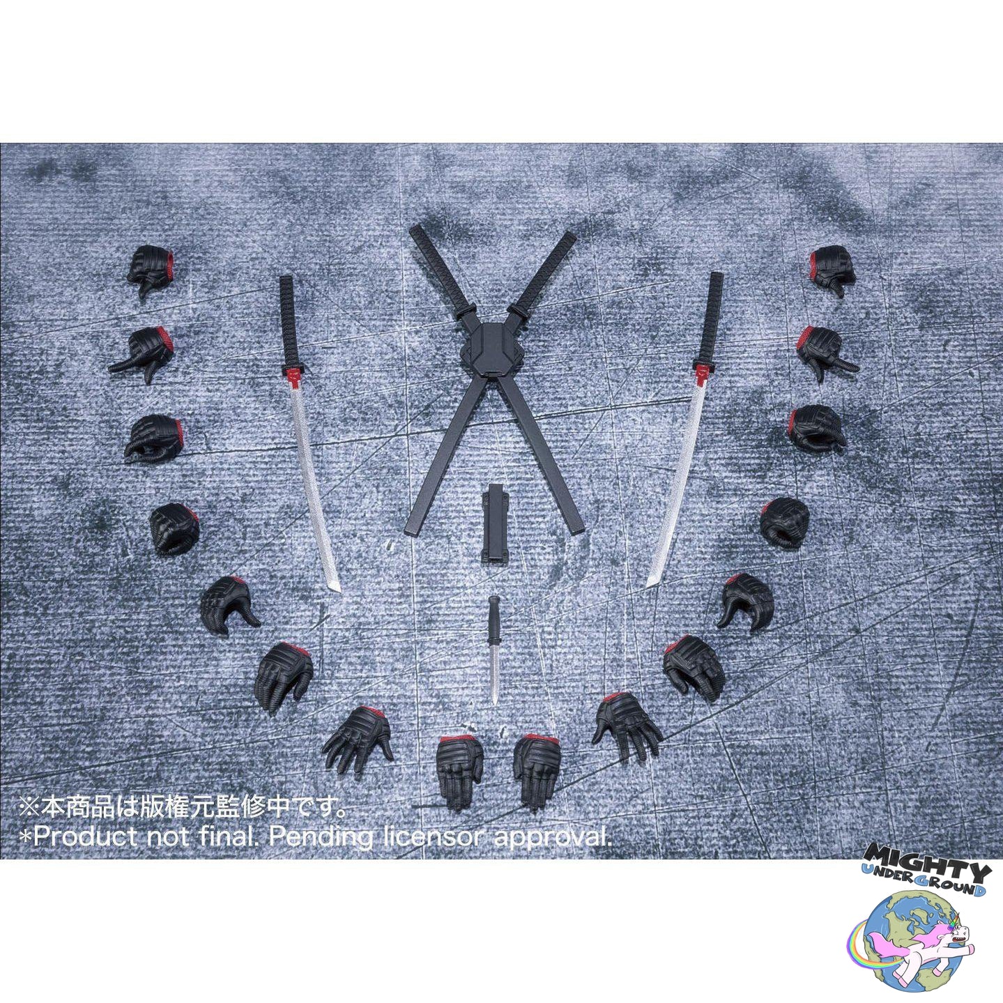 Marvel: Deadpool-Actionfiguren-Bandai Tamashii Nations-Mighty Underground