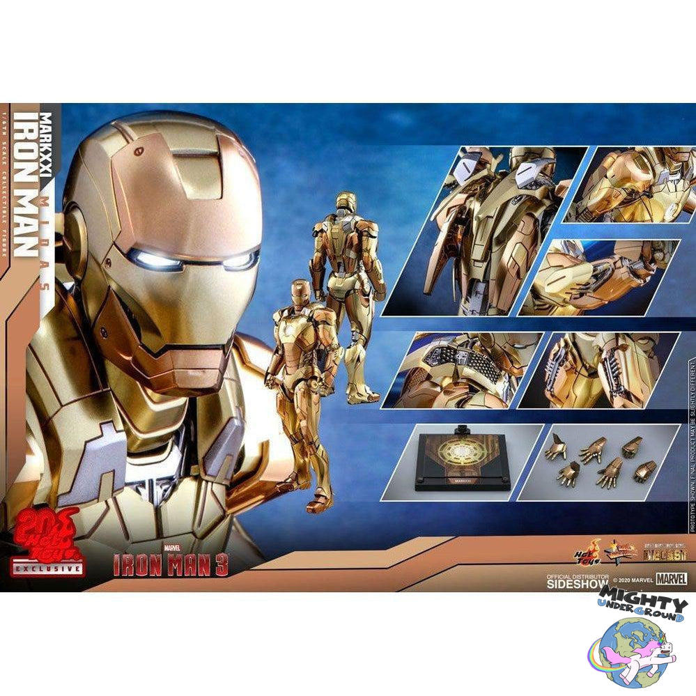 Marvel: Iron Man 3 - Iron Man Mark XXI Midas - Hot Toys Exclusive 1/6-Actionfiguren-Hot Toys-Mighty Underground