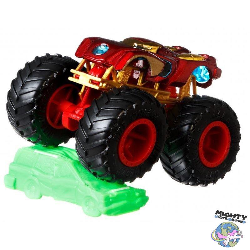 Marvel: Iron Man Monster Truck (Hot Wheels) 1:64 - Modellauto-Modellautos-Mattel-Mighty Underground