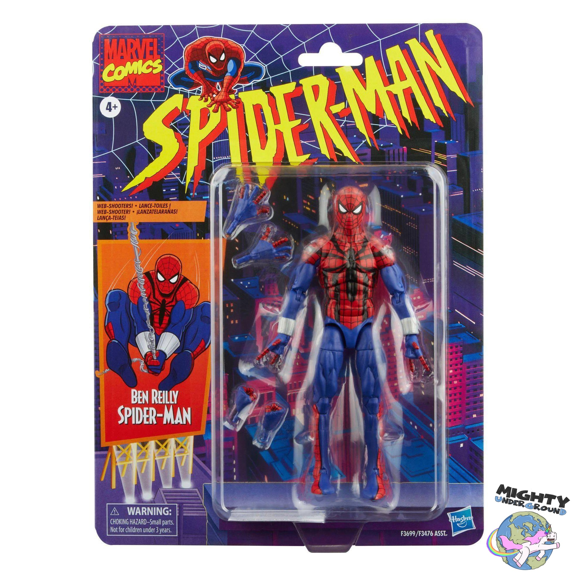 Marvel Legends: Ben Reilly Spider-Man-Actionfiguren-Hasbro-Mighty Underground