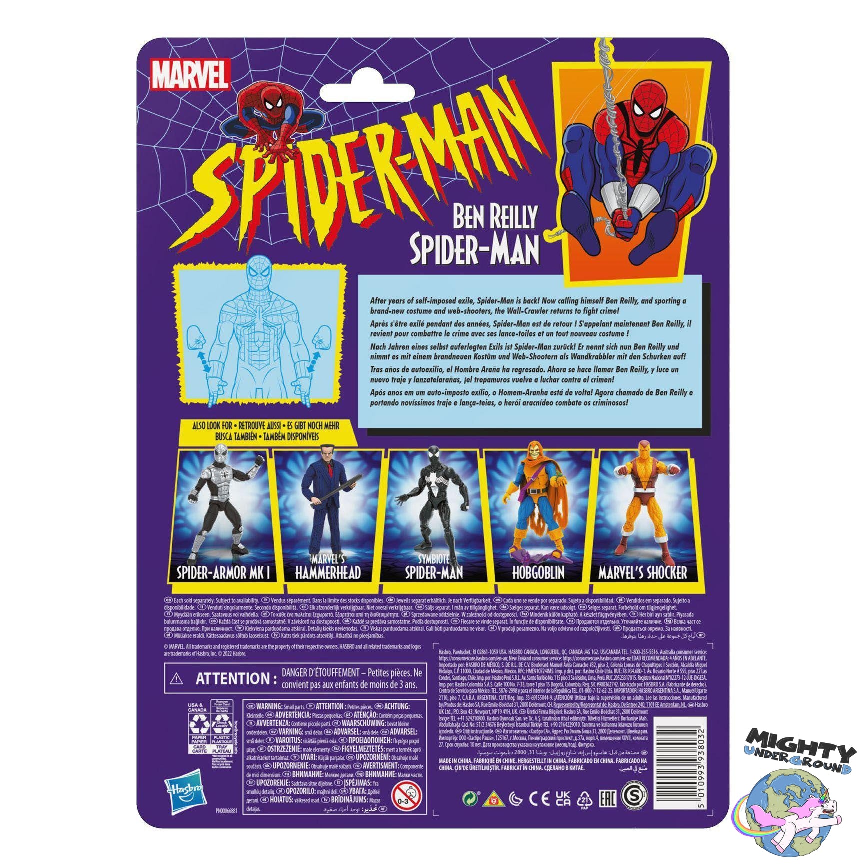 Marvel Legends: Ben Reilly Spider-Man-Actionfiguren-Hasbro-Mighty Underground