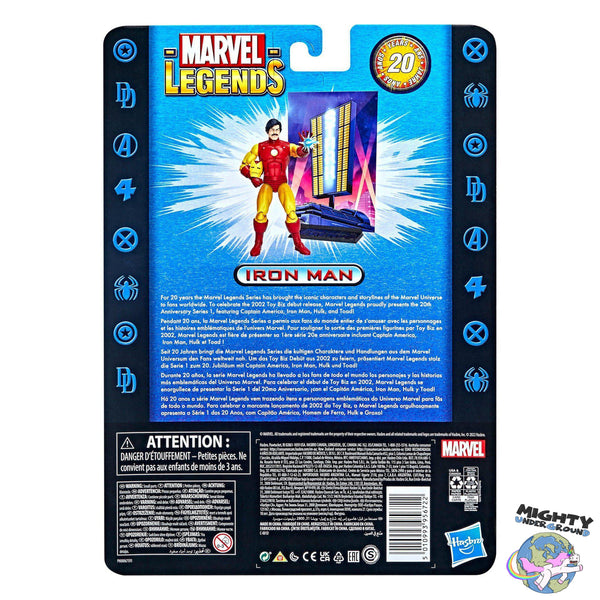 Marvel Legends: Iron Man & Captain America (20th Anniversary Series 1)-Actionfiguren-Hasbro-Mighty Underground