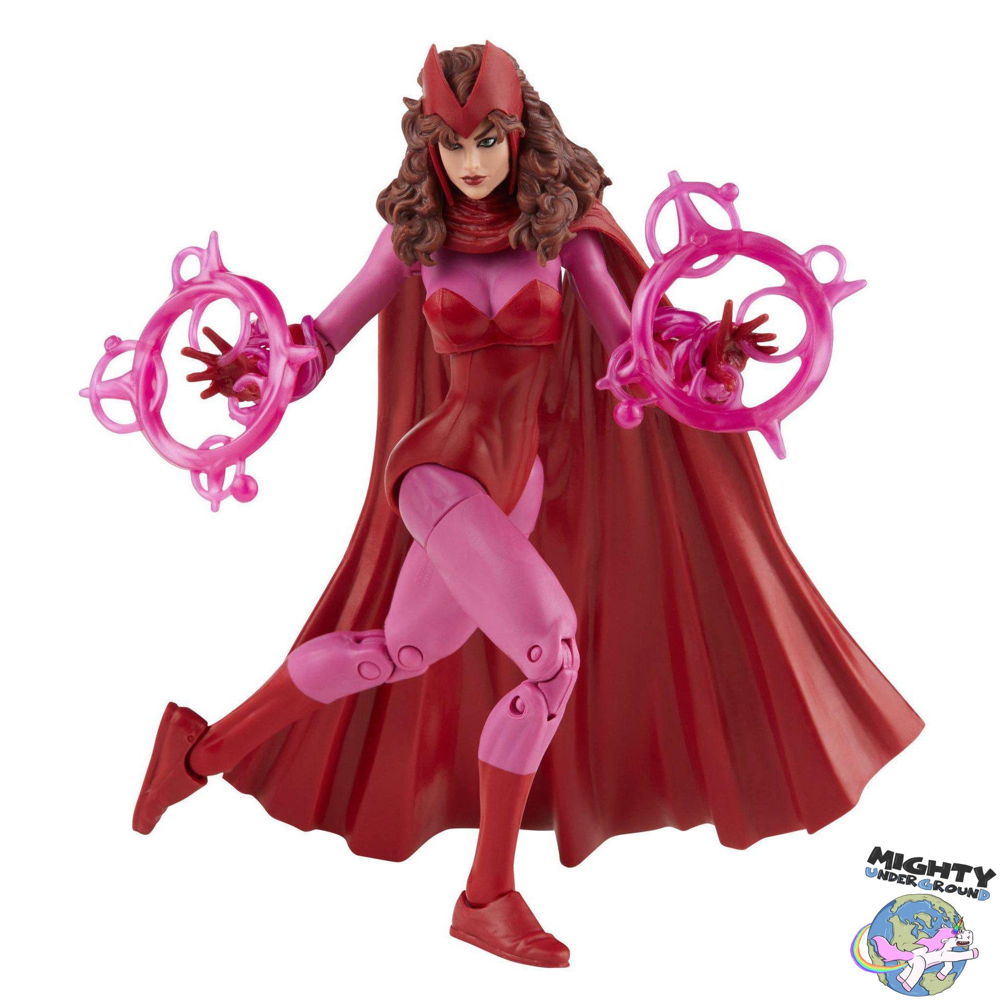 Marvel Legends: Scarlet Witch (West Coast Avengers, Retro Collection)-Actionfiguren-Hasbro-Mighty Underground