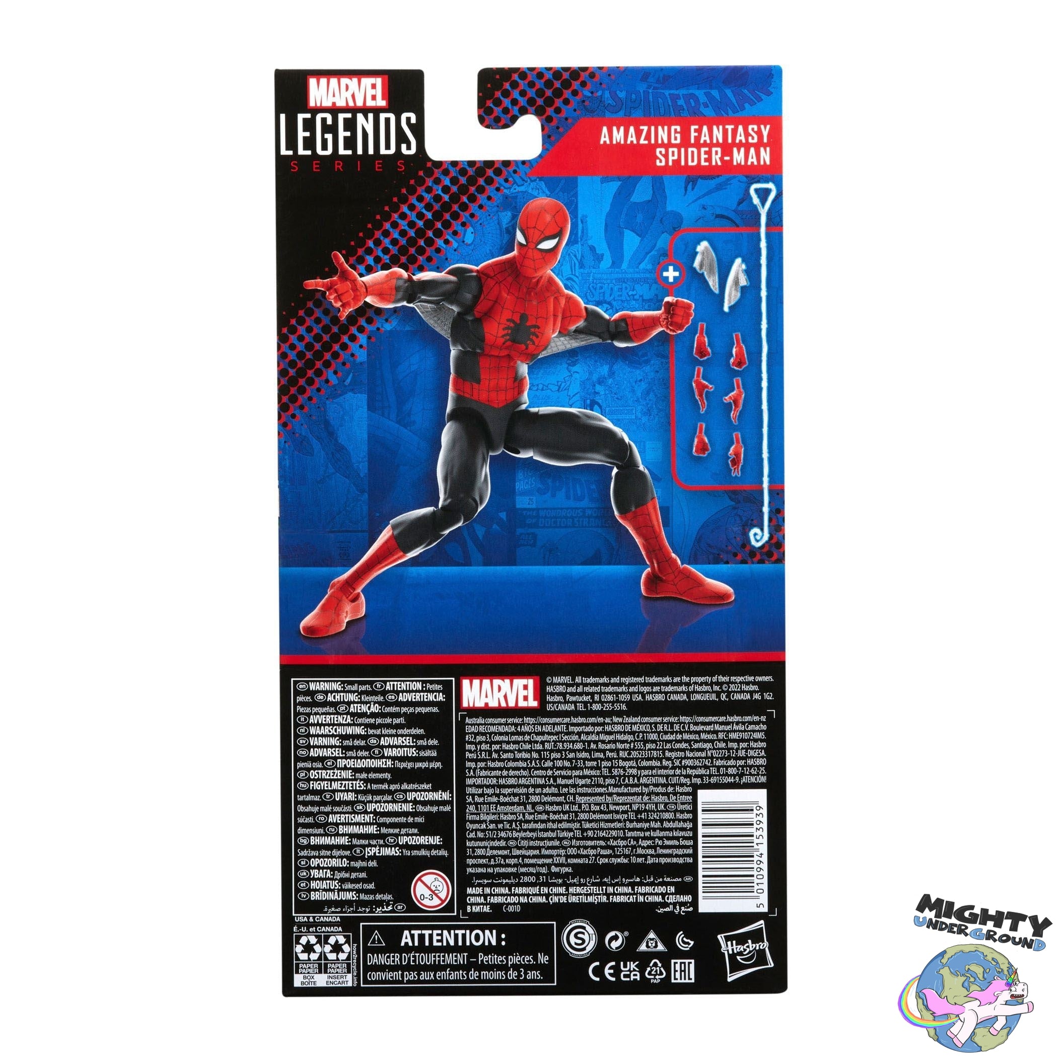 Marvel Legends: Spider-Man (Amazing Fantasy)-Actionfiguren-Hasbro-Mighty Underground