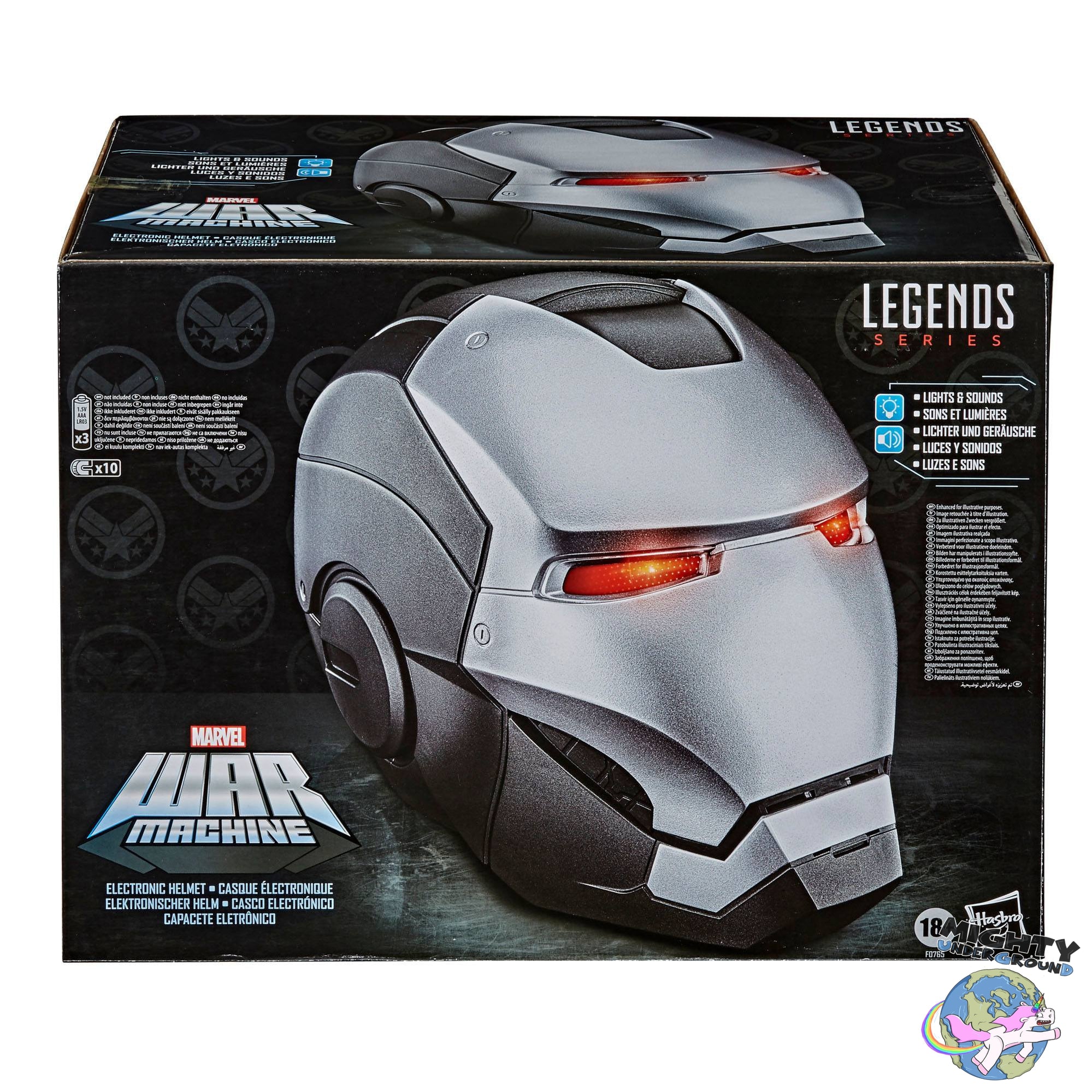 Marvel Legends: War Machine - Replik Helm-Replik-Hasbro-Mighty Underground