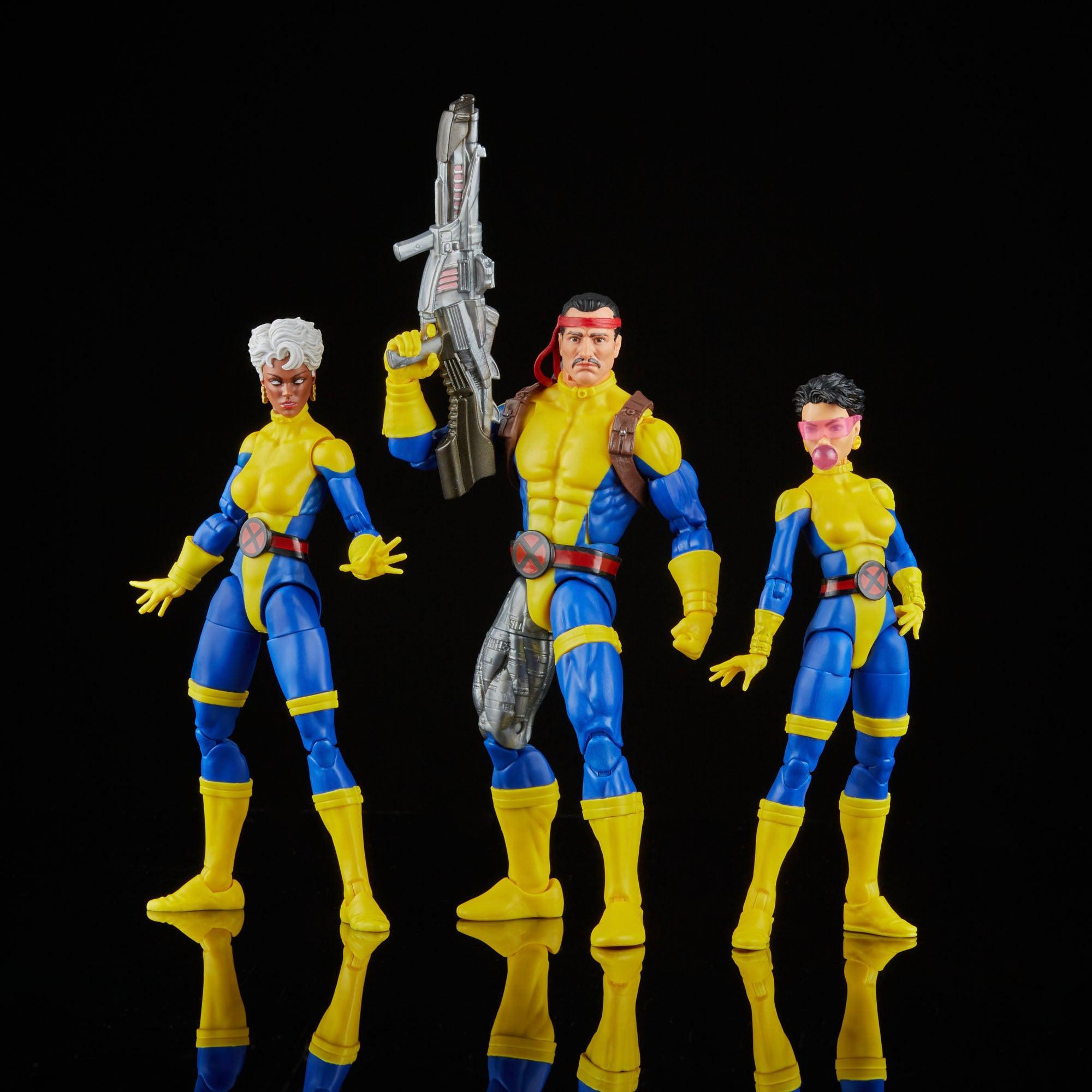 Marvel Legends: X-Men Marvel's Forge, Storm & Jubilee (60th Anniversary)-Actionfiguren-Hasbro-Mighty Underground