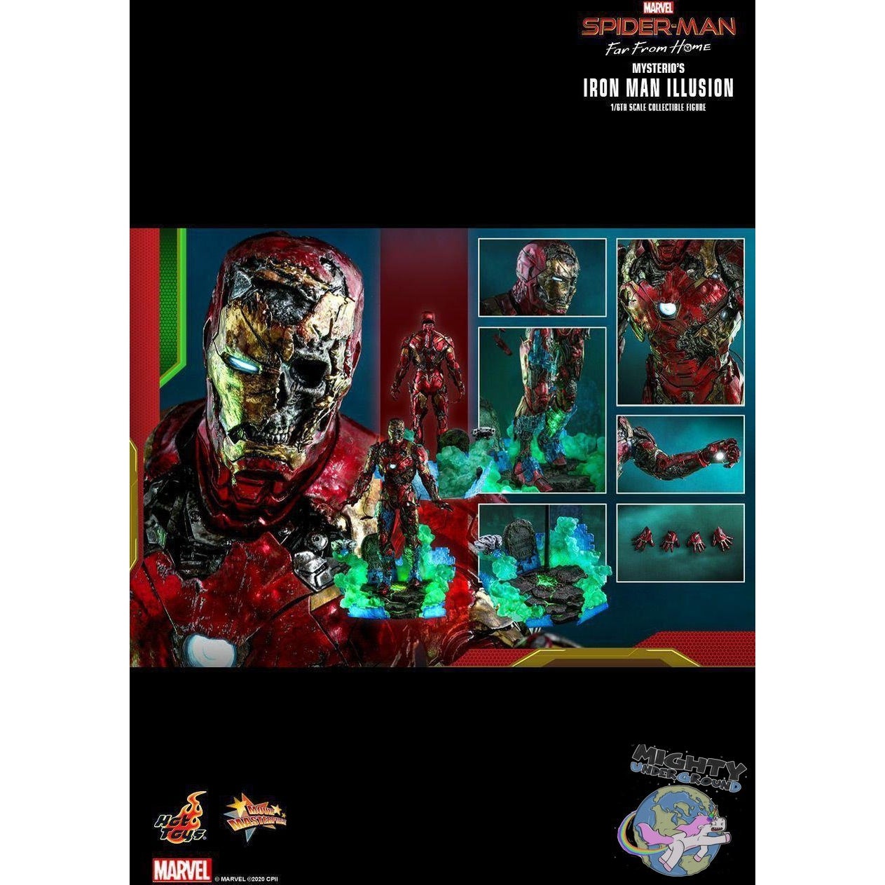 Marvel: Mysterio's Iron Man Illusion 1/6 VORBESTELLUNG!-Actionfiguren-Hot Toys-Mighty Underground