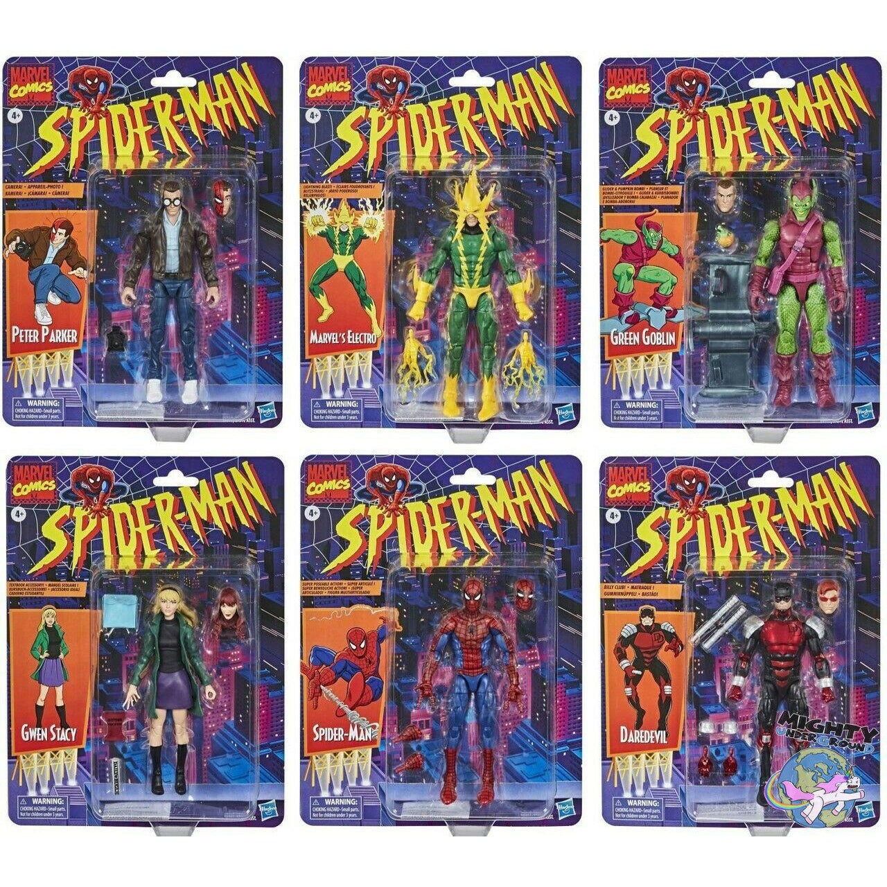 Marvel Retro Collection: Spider-Man Wave 1-Actionfigur-Hasbro-mighty-underground