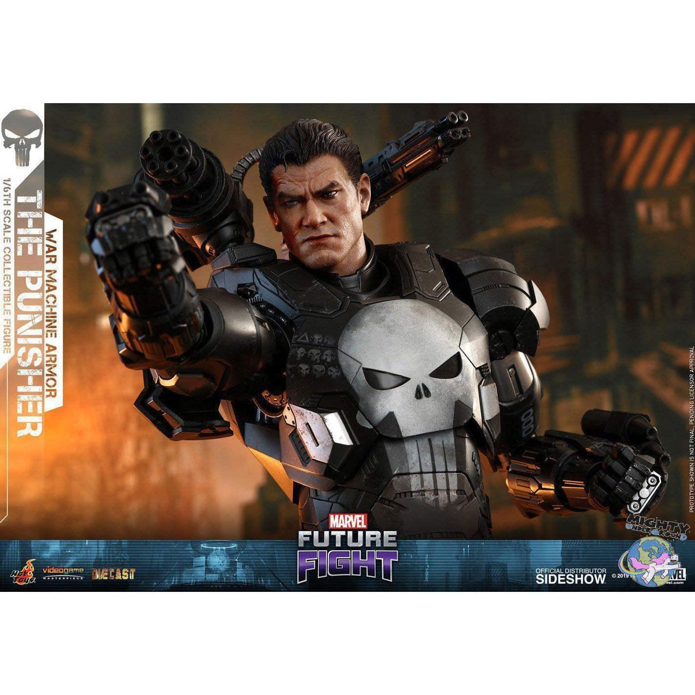 Marvel: The Punisher (War Machine Armor) 1/6-Actionfiguren-Hot Toys-Mighty Underground
