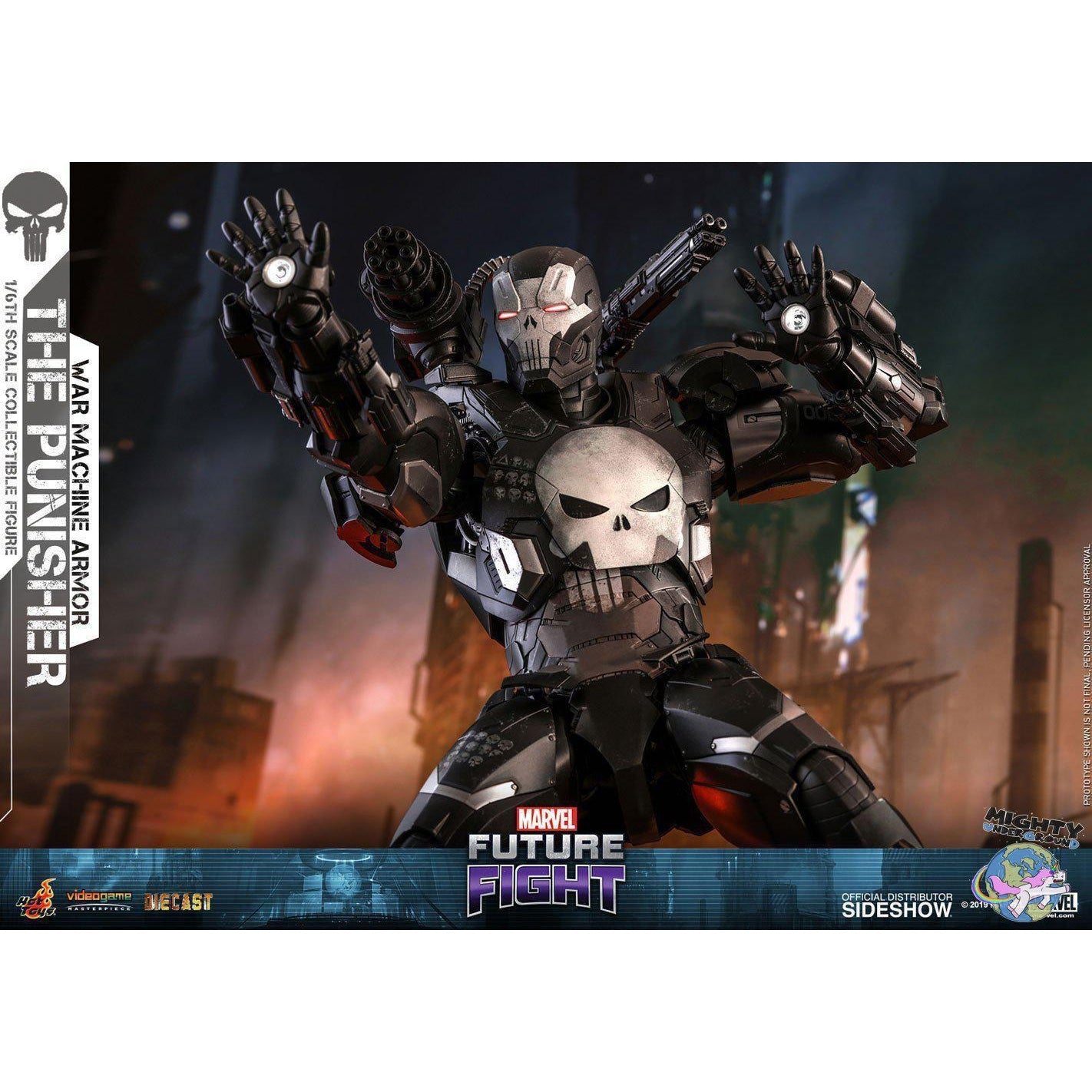 Marvel: The Punisher (War Machine Armor) 1/6-Actionfiguren-Hot Toys-Mighty Underground