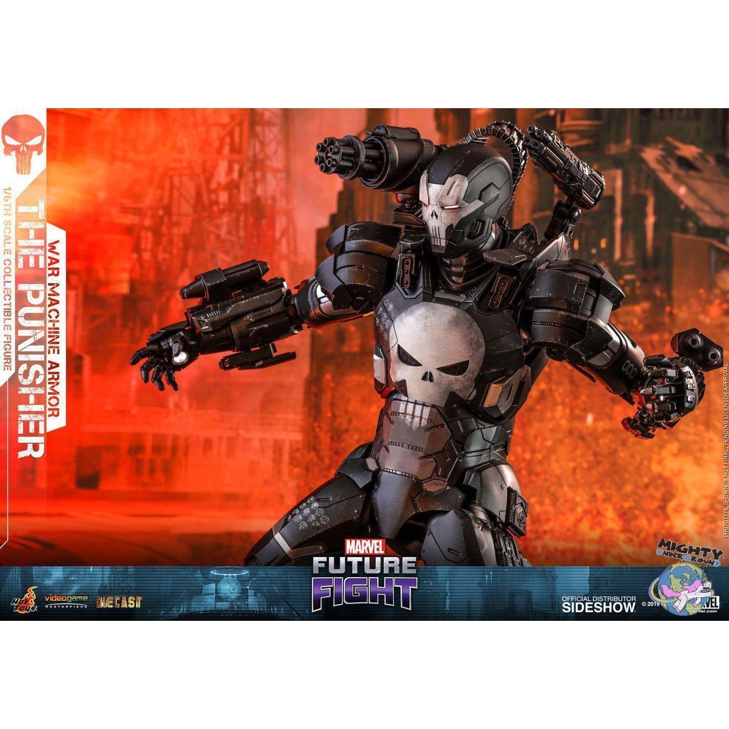Marvel: The Punisher (War Machine Armor) 1/6-Actionfiguren-Hot Toys-Mighty Underground