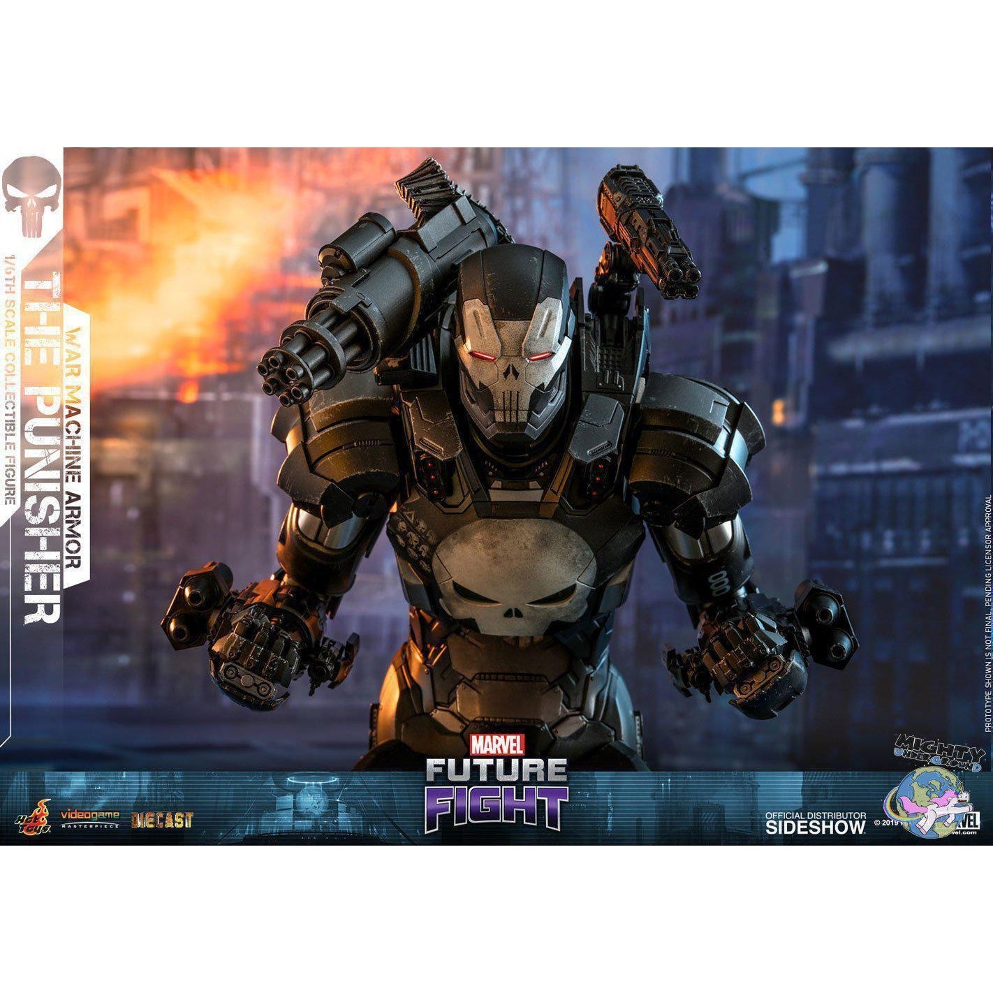 Marvel: The Punisher (War Machine Armor) 1/6-Actionfiguren-Hot Toys-Mighty Underground