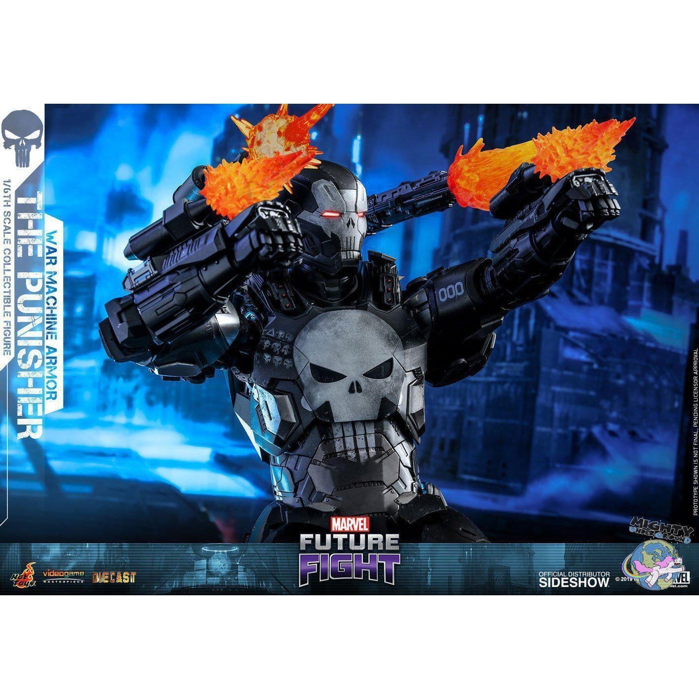 Marvel: The Punisher (War Machine Armor) 1/6-Actionfiguren-Hot Toys-Mighty Underground