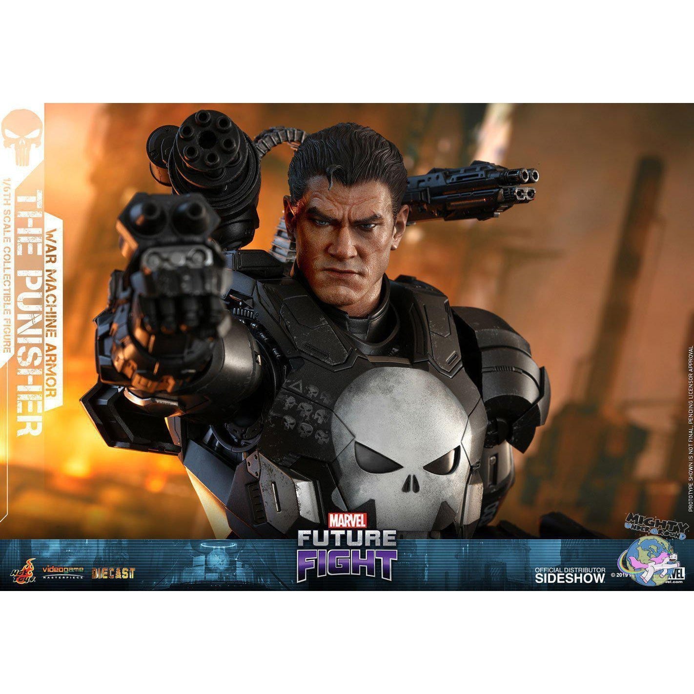 Marvel: The Punisher (War Machine Armor) 1/6-Actionfiguren-Hot Toys-Mighty Underground