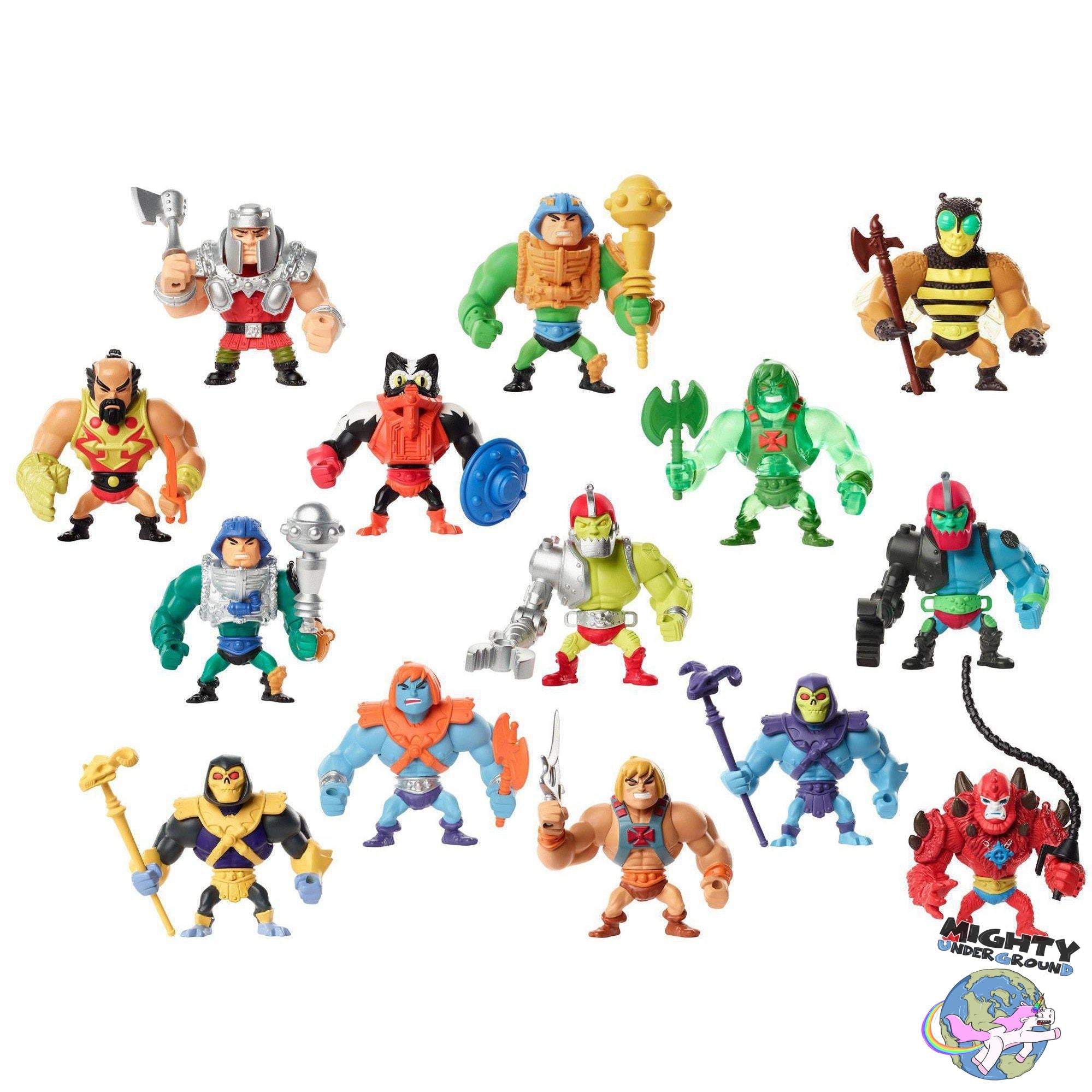 Masters of the Universe: Eternia Minis - Wave 1 Blindbag-Figuren-Mattel-Mighty Underground