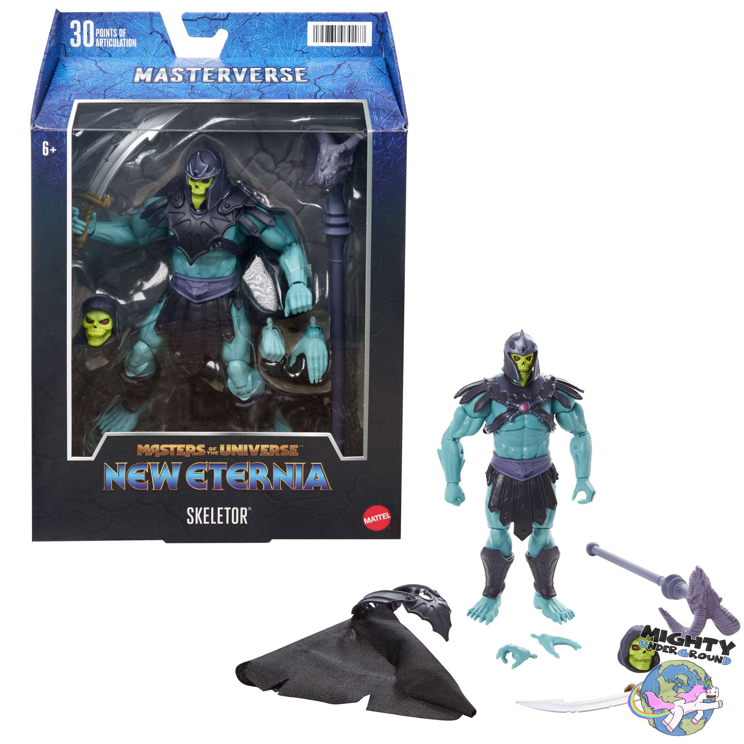 Masters of the Universe Masterverse: Barbarian Skeletor (New Eternia)-Actionfiguren-Mattel-Mighty Underground