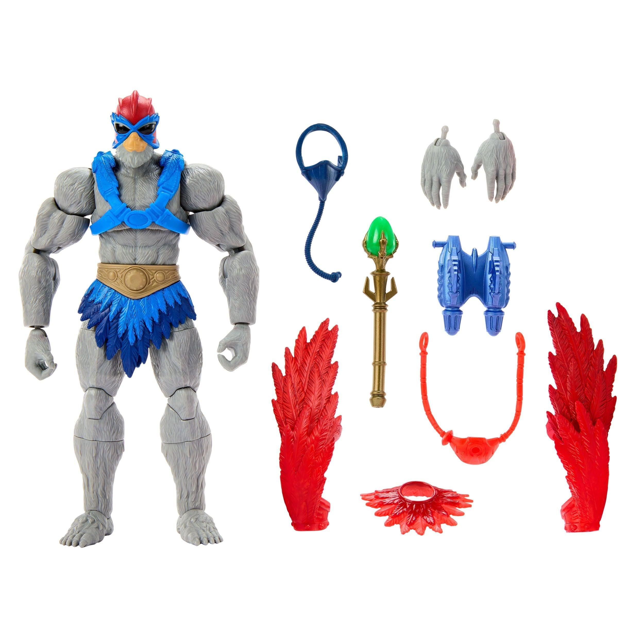 Masters of the Universe Masterverse: New Eternia Stratos-Actionfiguren-Mattel-Mighty Underground