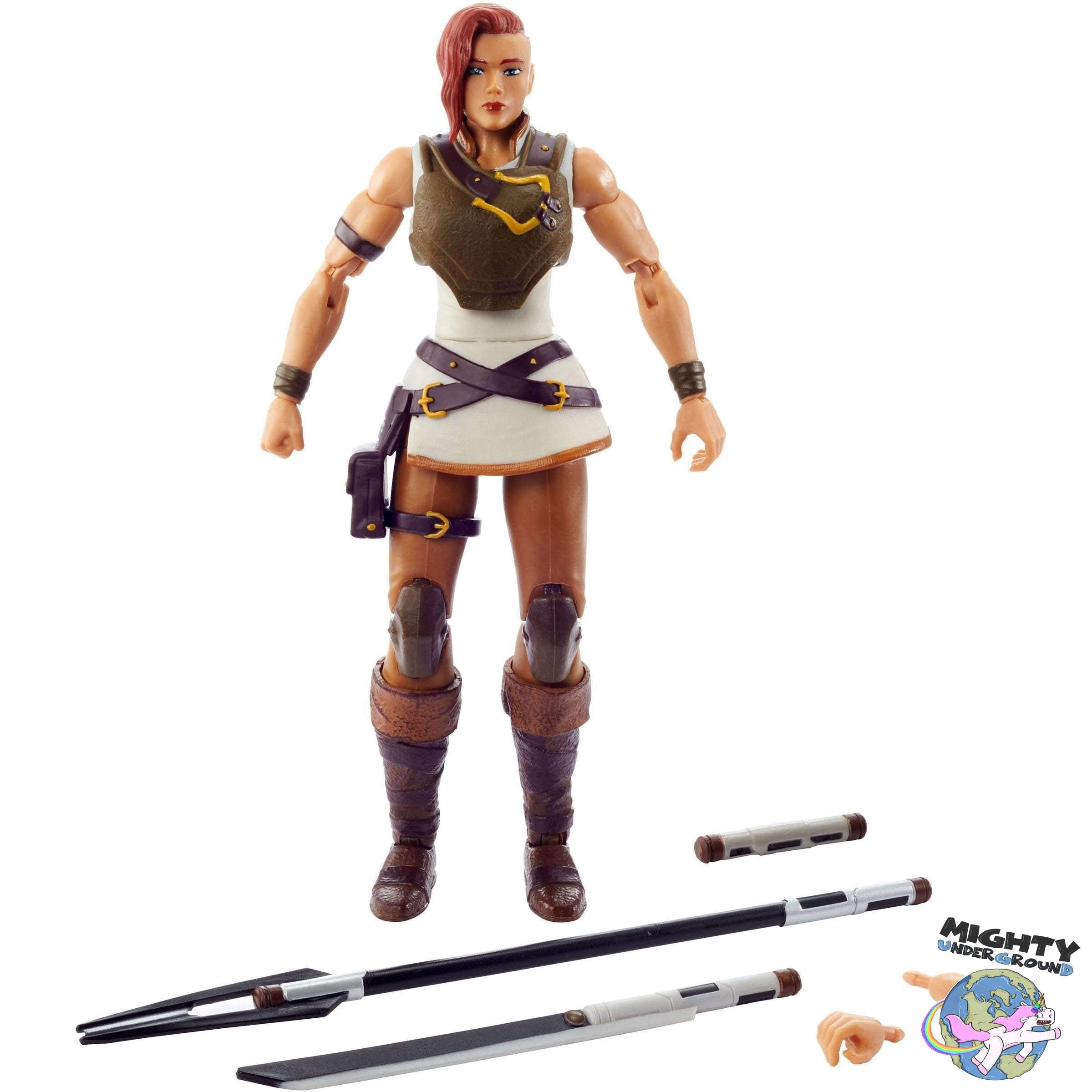 Masters of the Universe Revelation: Teela-Actionfiguren-Mattel-Mighty Underground