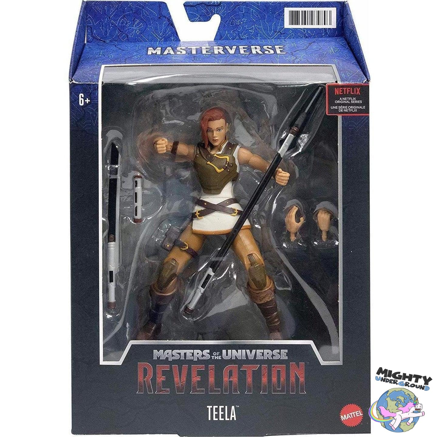 Masters of the Universe Revelation: Teela-Actionfiguren-Mattel-Mighty Underground