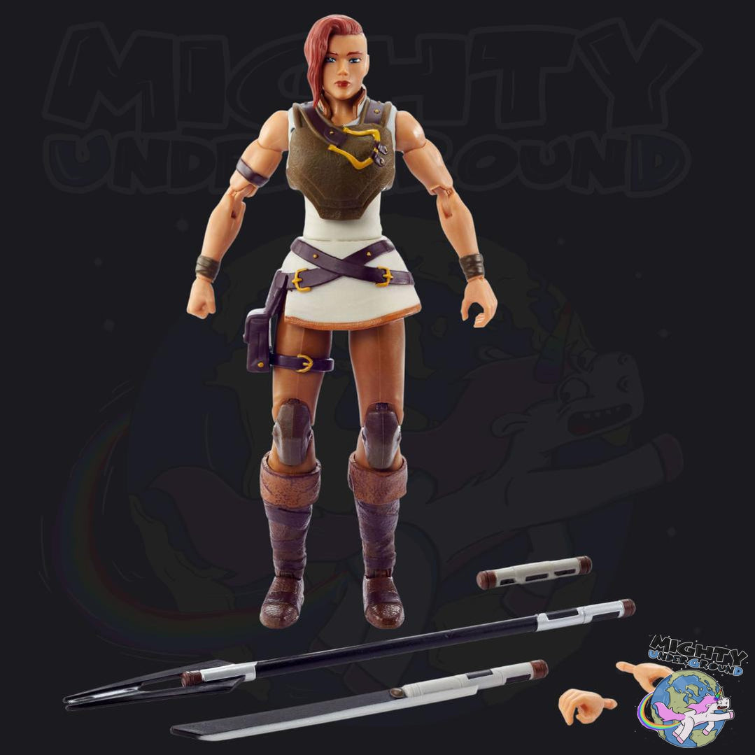 Masters of the Universe Revelation: Teela-Actionfiguren-Mattel-Mighty Underground