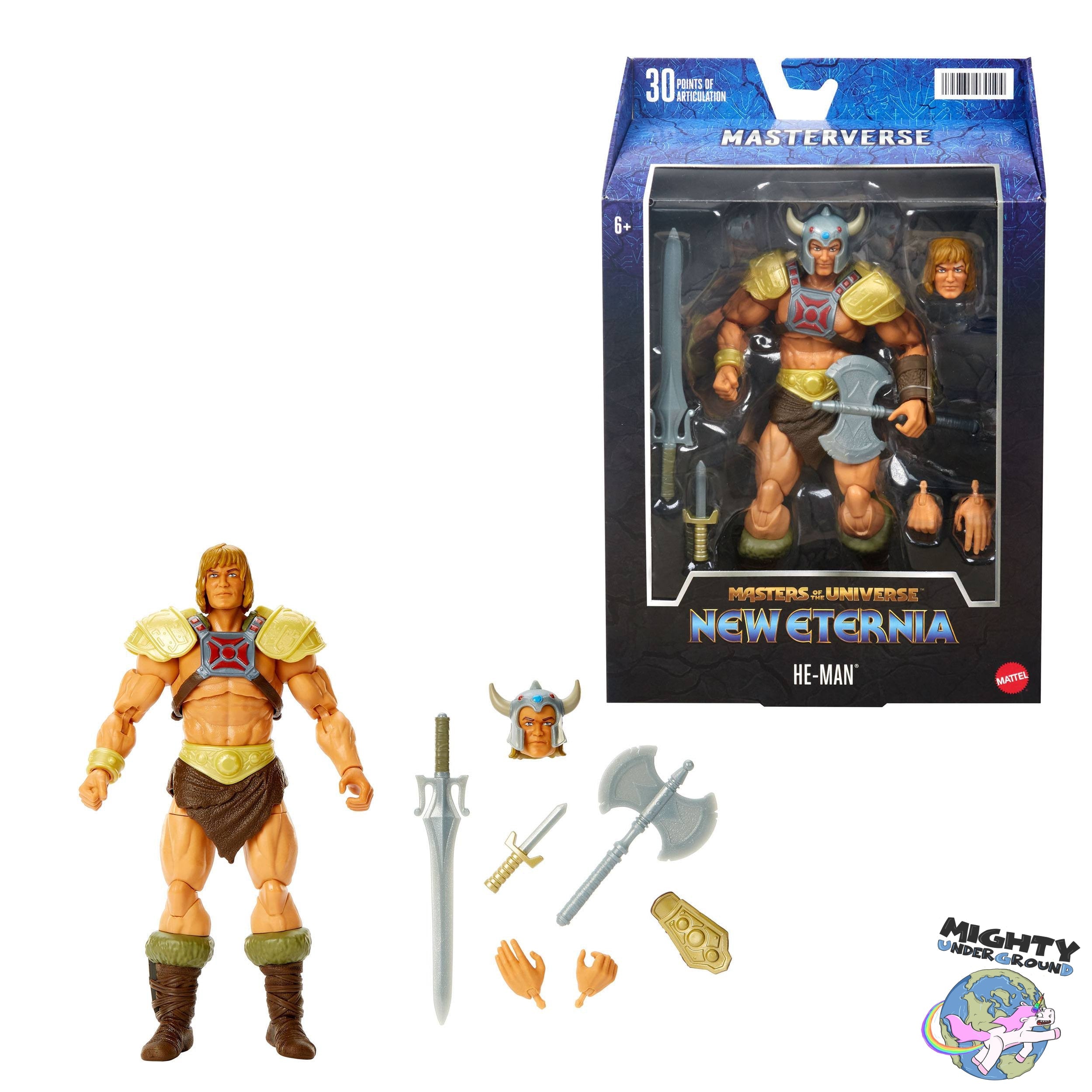 Masters of the Universe Masterverse: Viking He-Man (New Eternia)-Actionfiguren-Mattel-Mighty Underground
