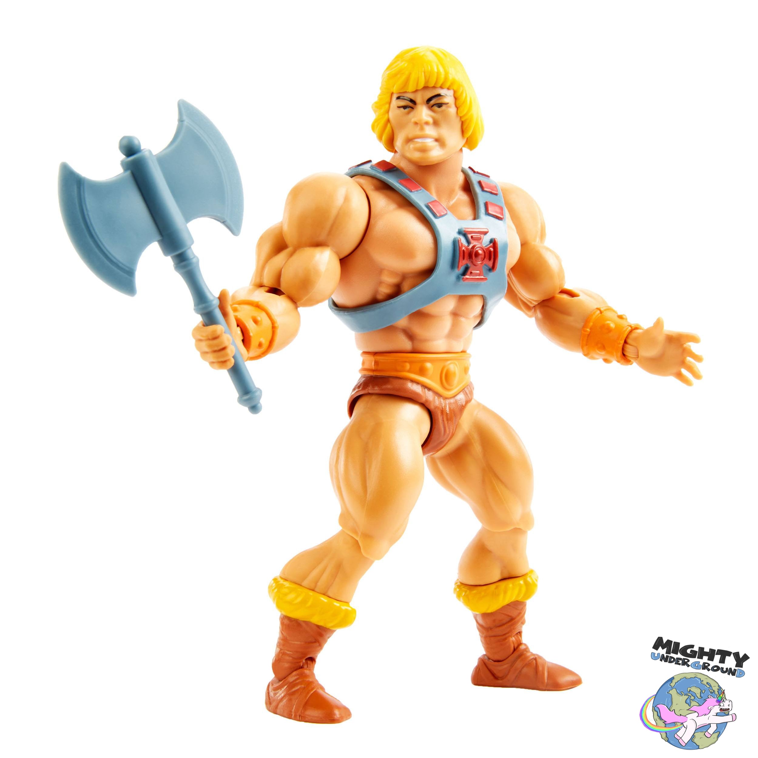 Masters of the Universe Origins: Classic He-Man-Actionfiguren-Mattel-Mighty Underground