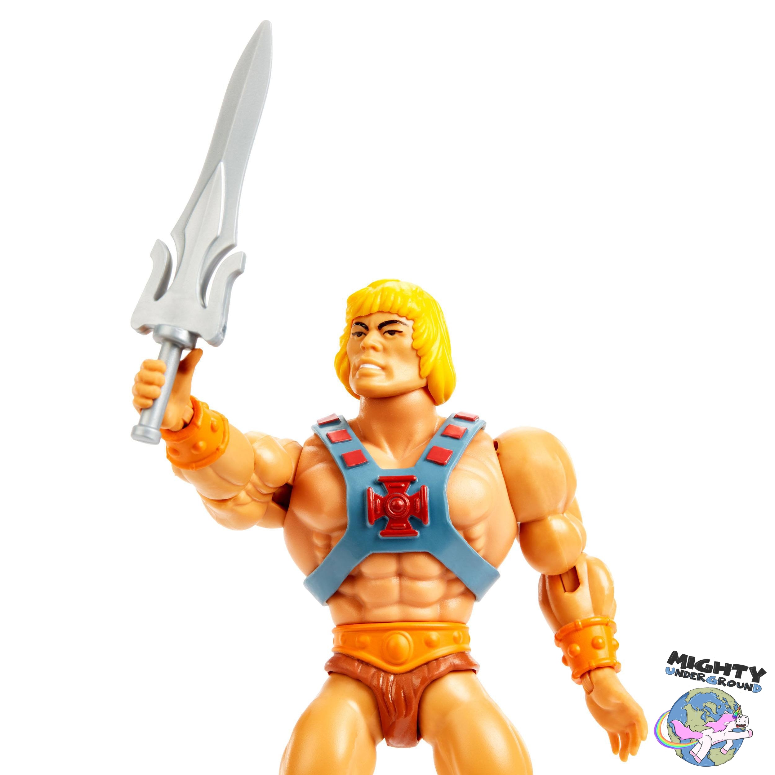 Masters of the Universe Origins: Classic He-Man-Actionfiguren-Mattel-Mighty Underground
