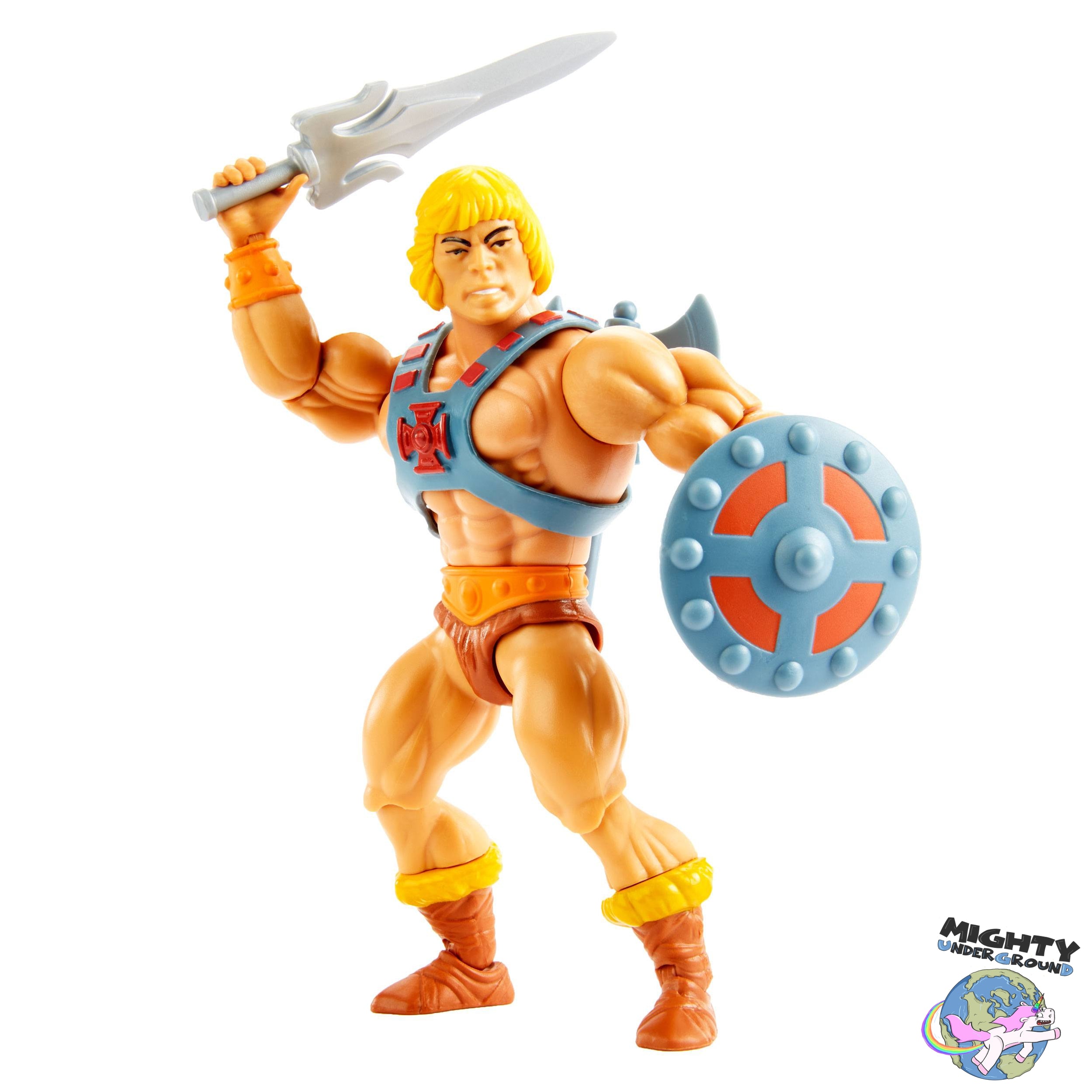 Masters of the Universe Origins: Classic He-Man-Actionfiguren-Mattel-Mighty Underground